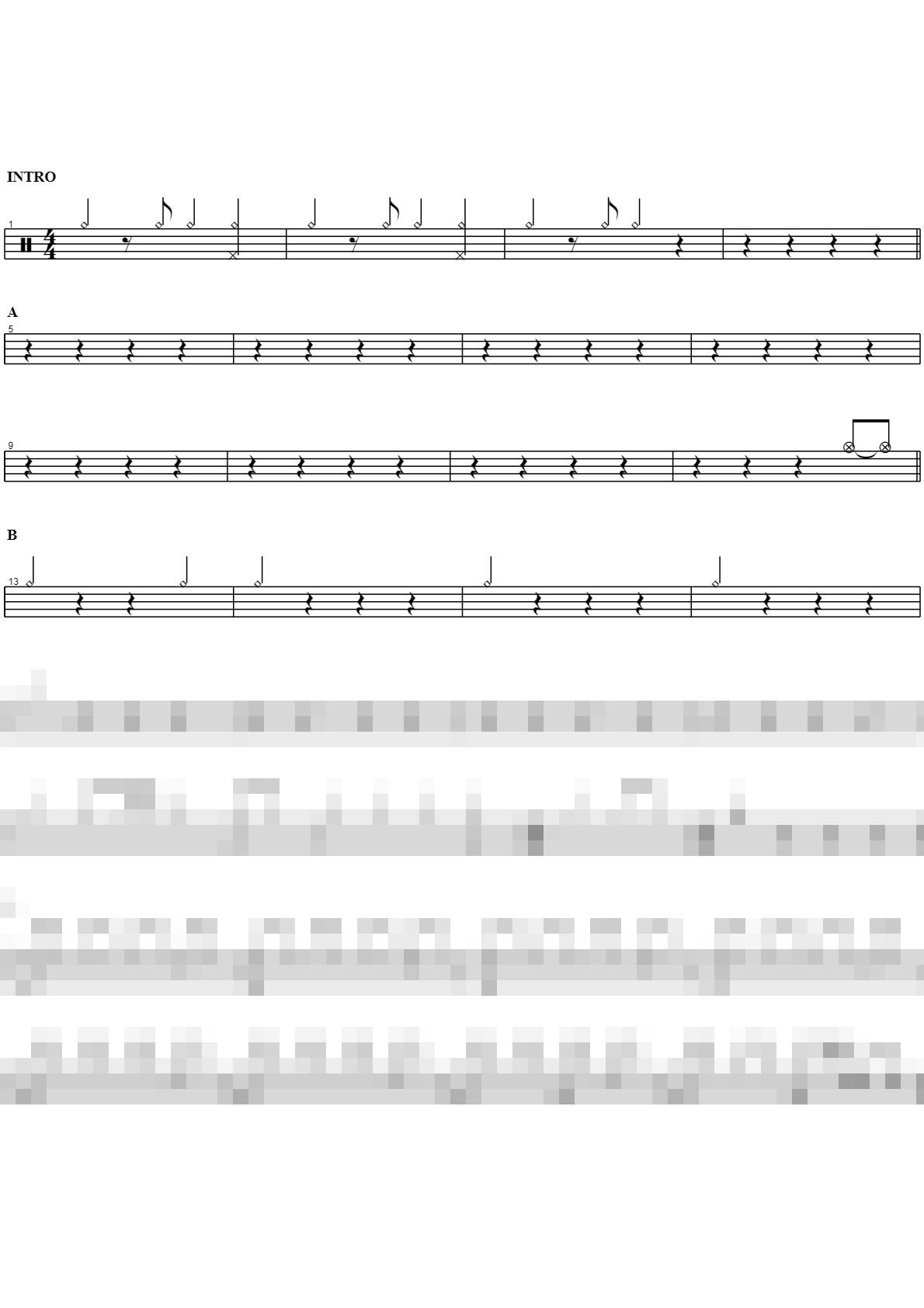 무시로 Sheet Music Preview