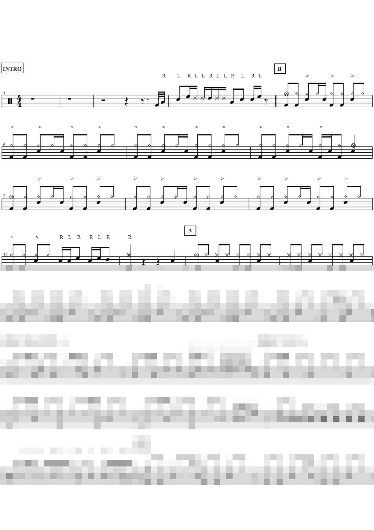 Hey U Sheet Music Preview