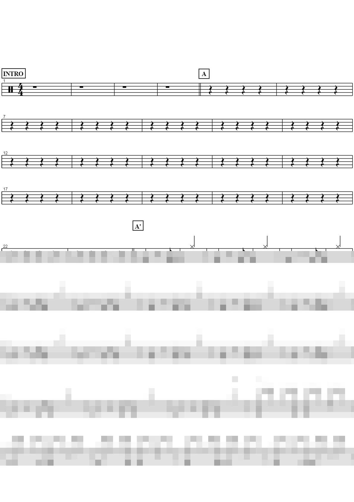 새들처럼 Sheet Music Preview