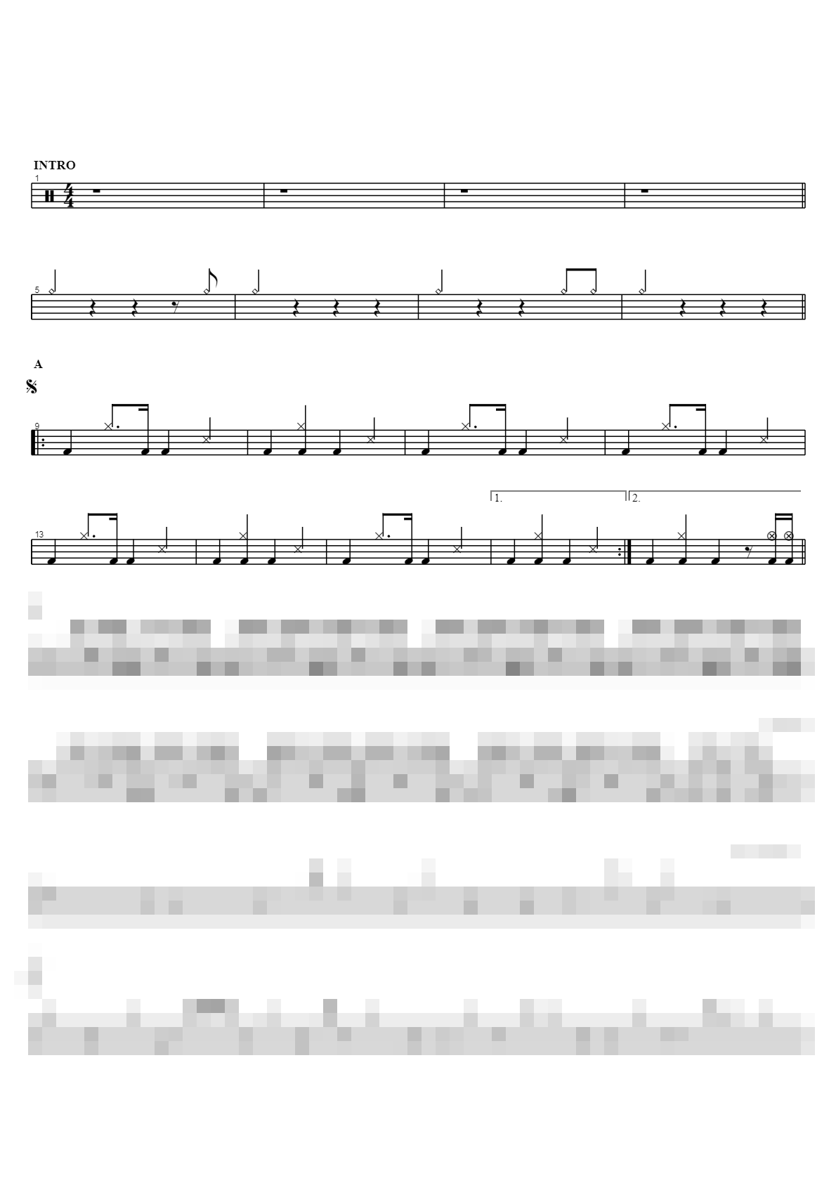 그대 별이 지는 밤으로 Sheet Music Preview
