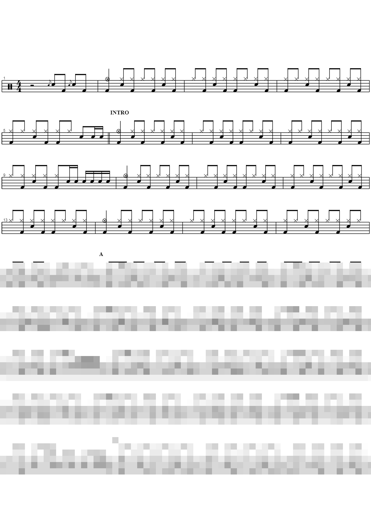 아웃사이더 Sheet Music Preview