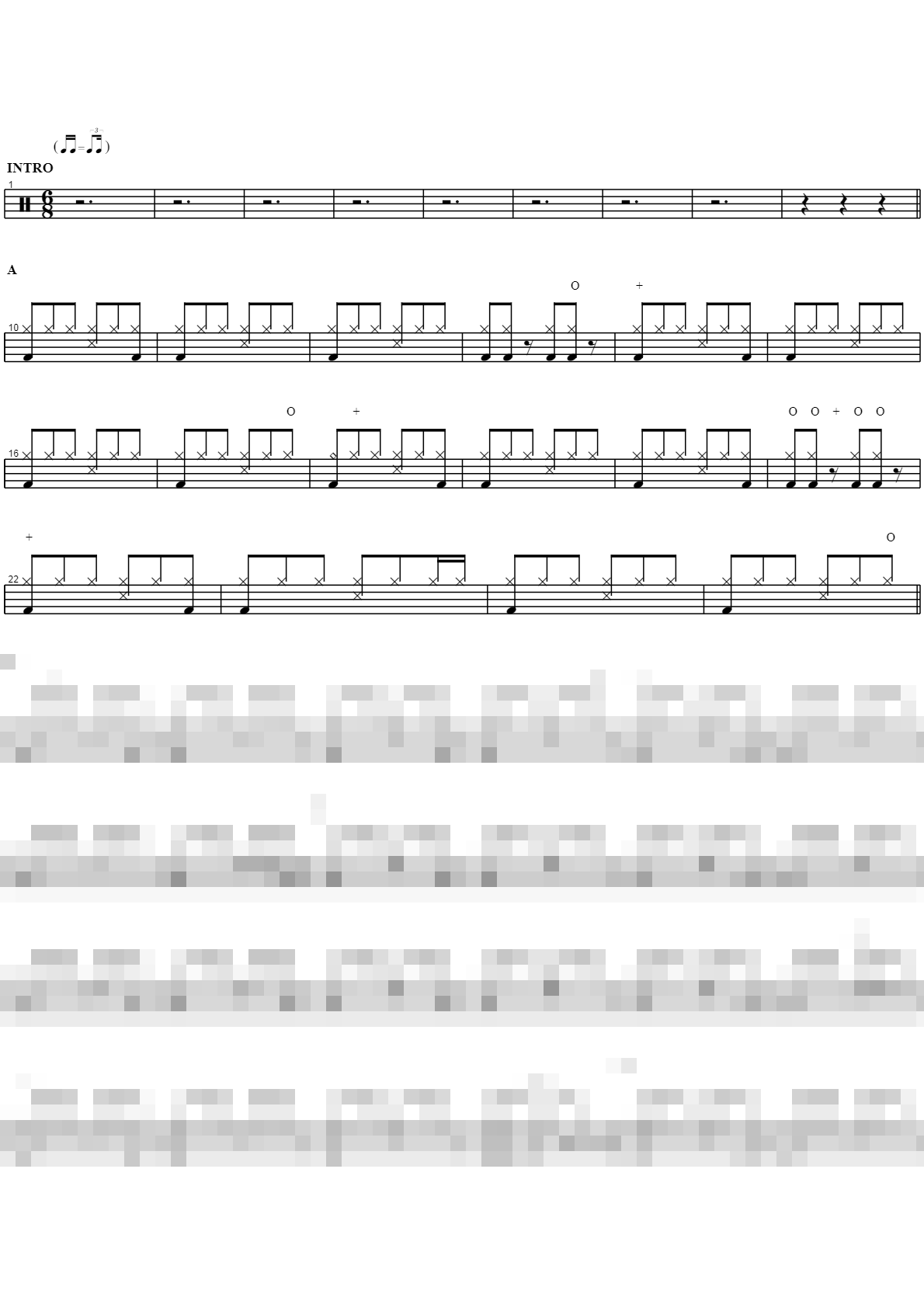 너를 Sheet Music Preview