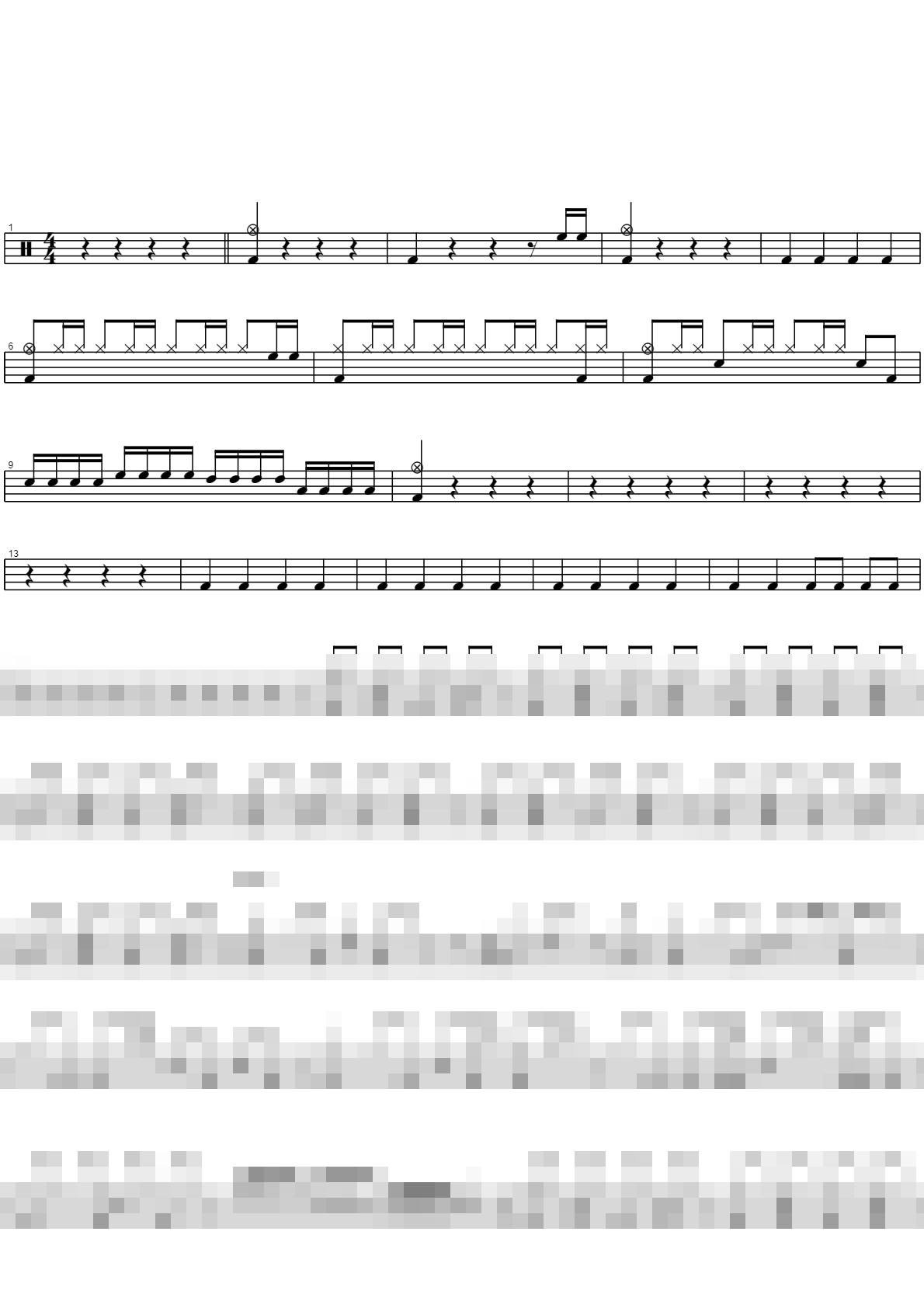 Very Good Sheet Music Preview