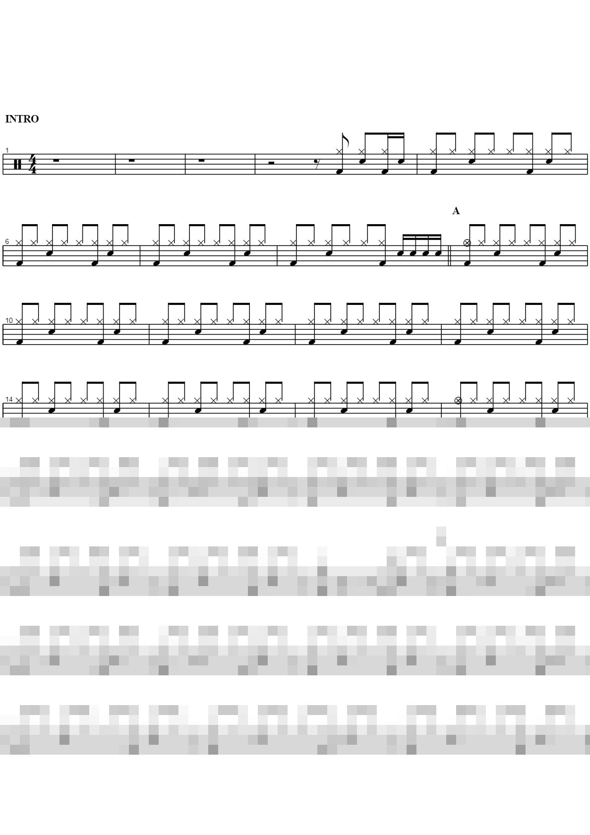 비가 오는 날엔 Sheet Music Preview