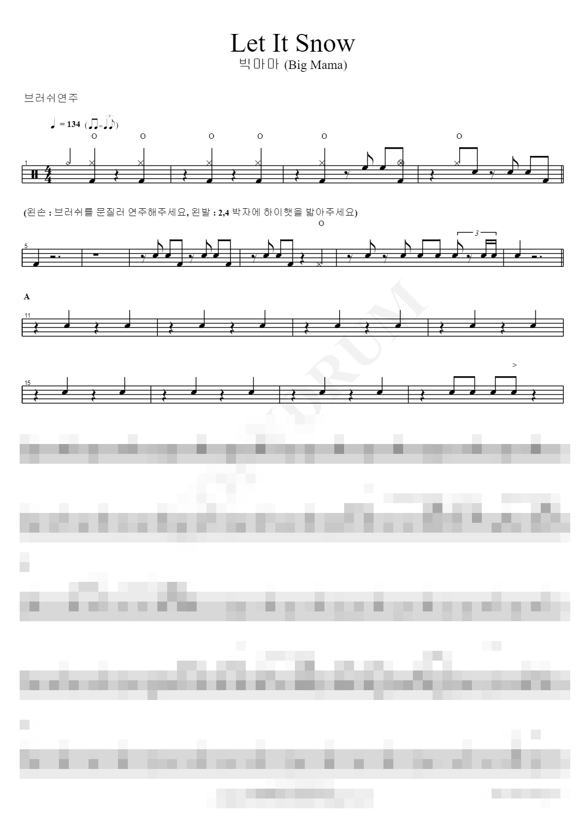 Let It Snow Sheet Music Preview