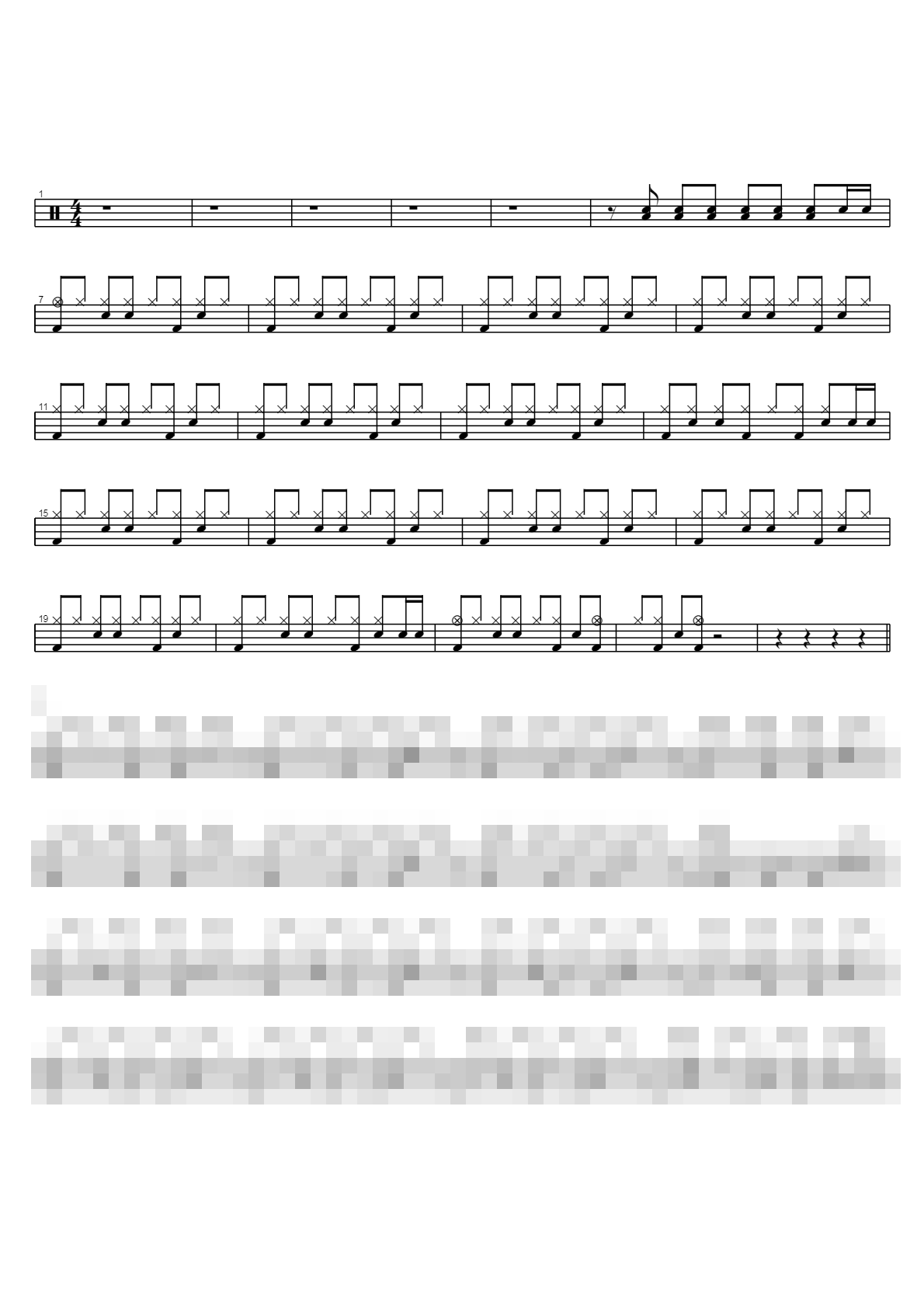 너와 함께라면 Sheet Music Preview