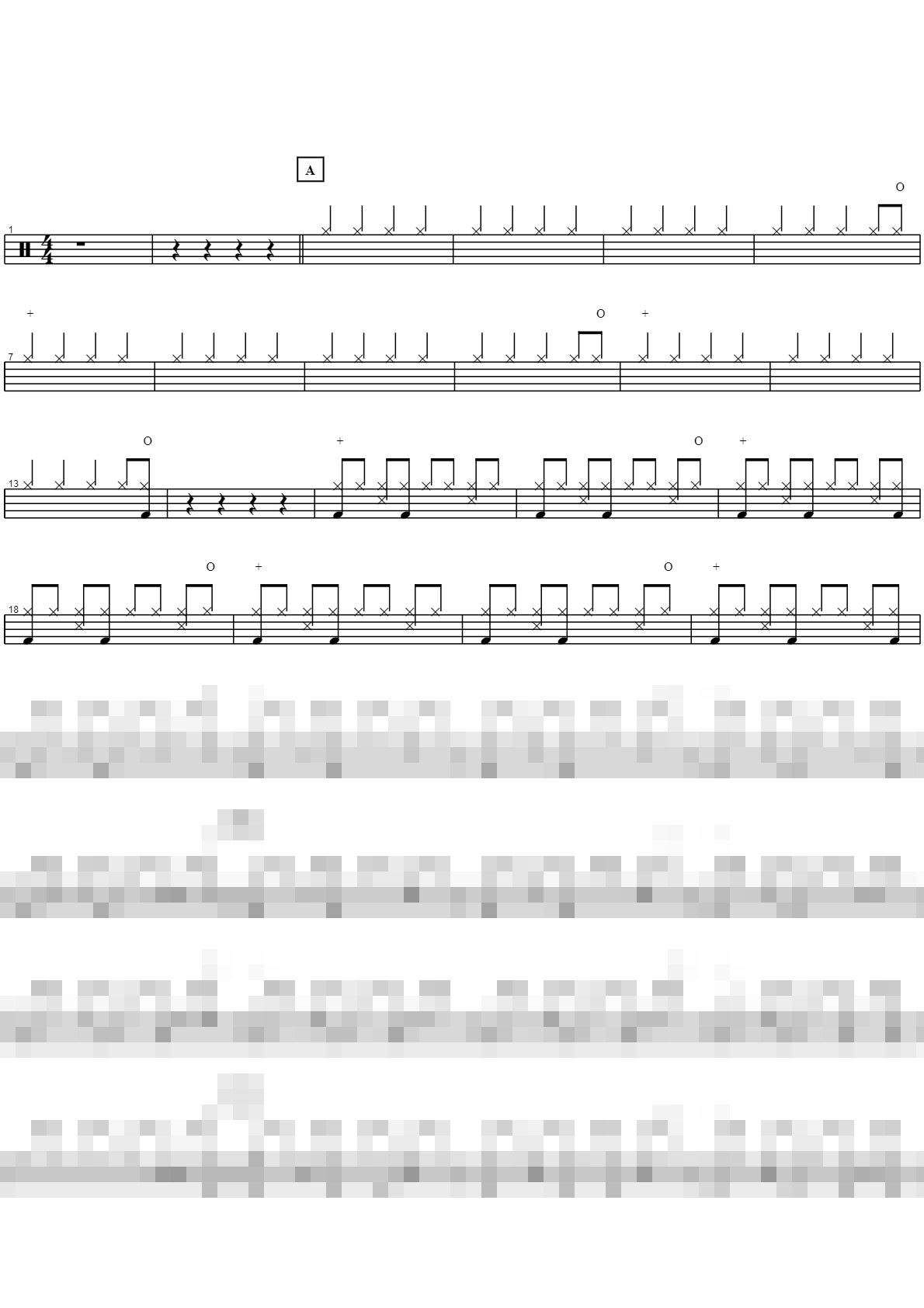 아름다운 구속 Sheet Music Preview