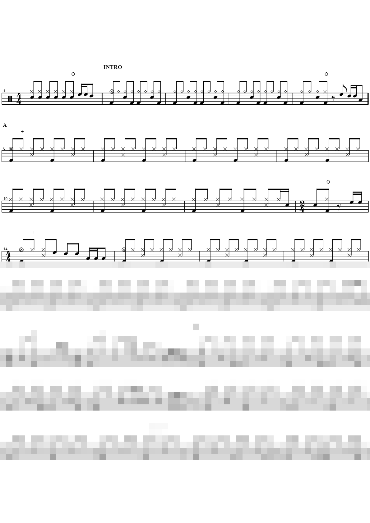 미소 Sheet Music Preview