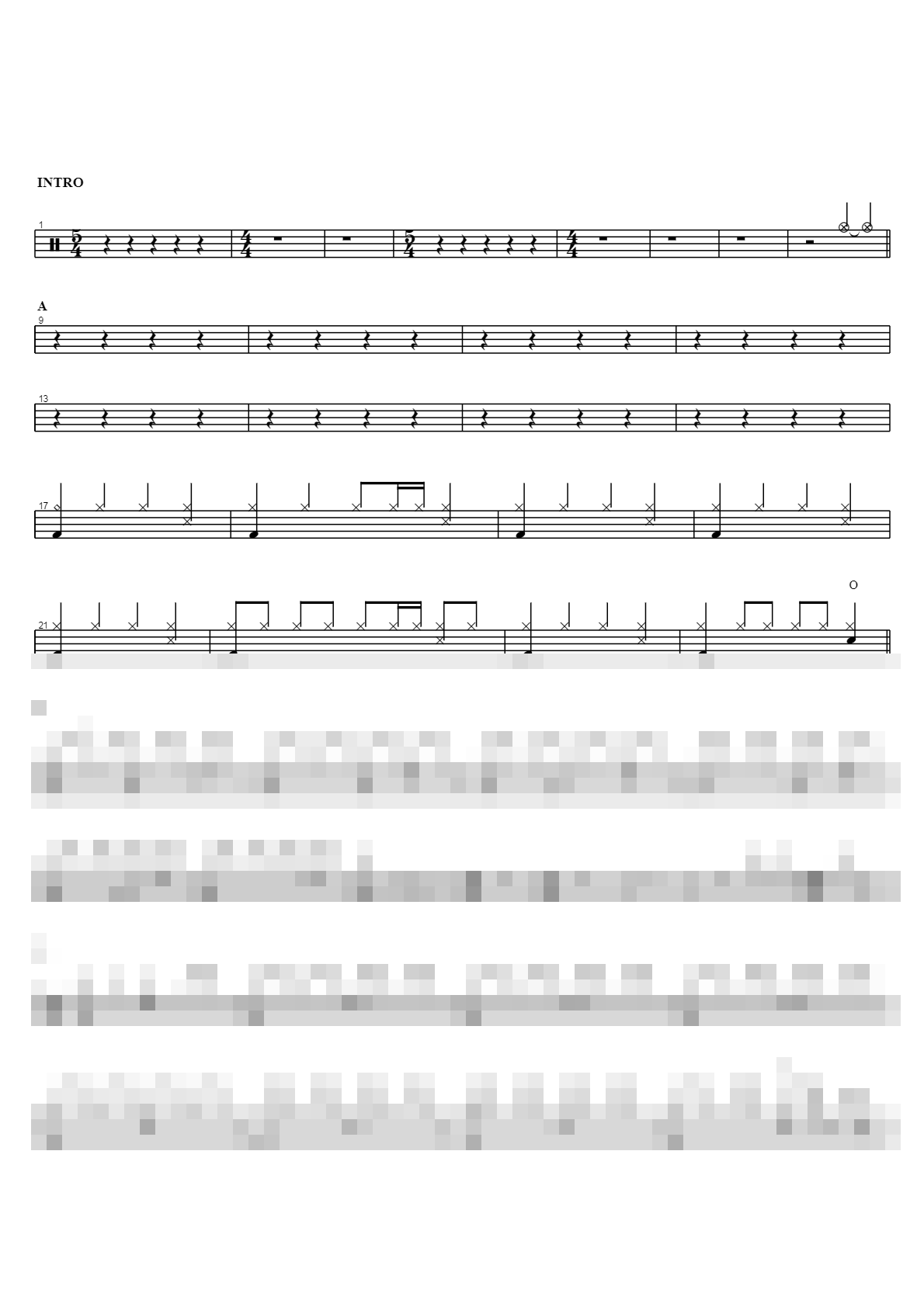 잊지 말기로 해 Sheet Music Preview