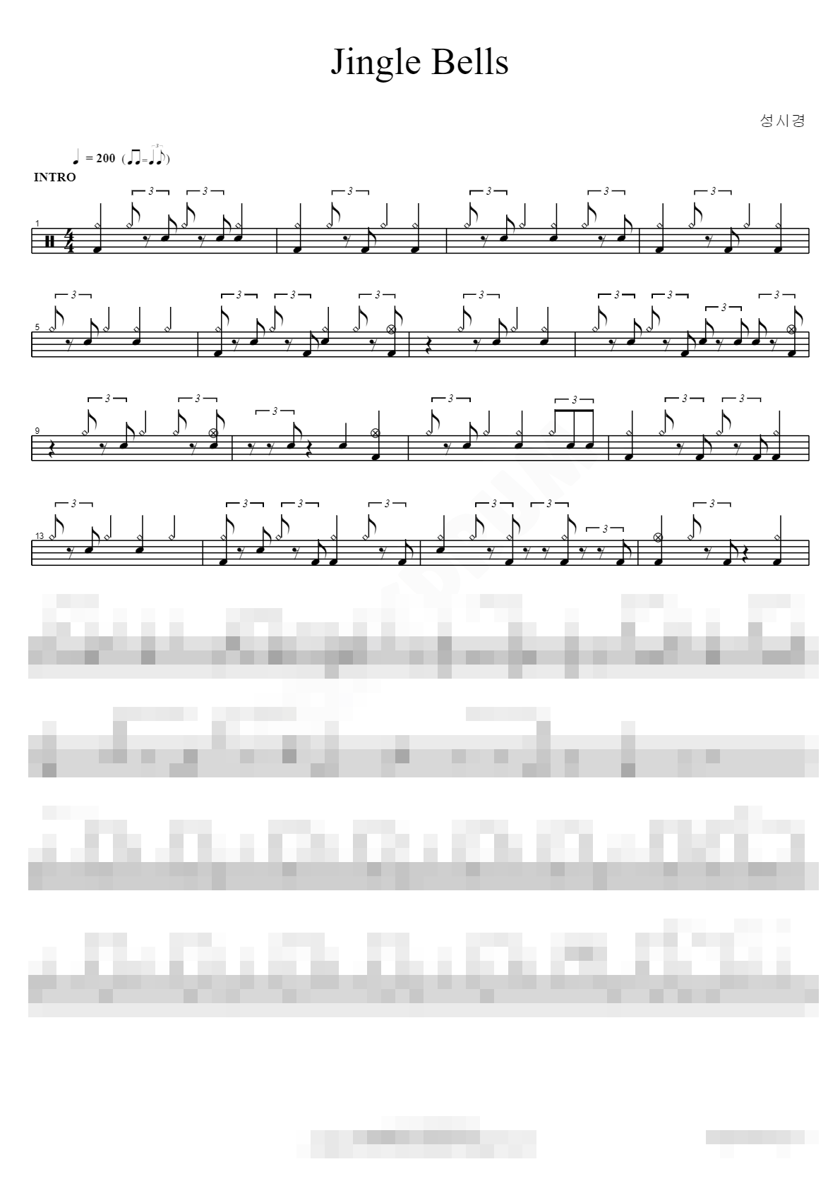 Jingle Bells Sheet Music Preview