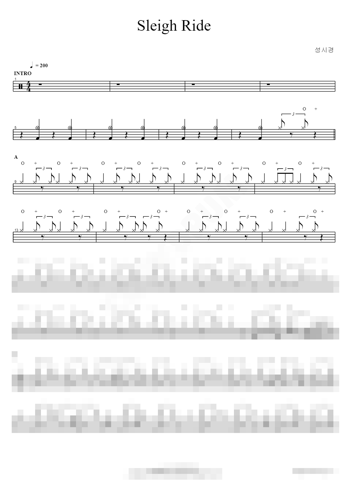 Sleigh Ride Sheet Music Preview