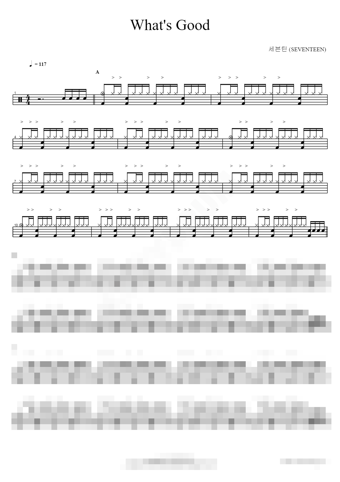 What's Good Sheet Music Preview