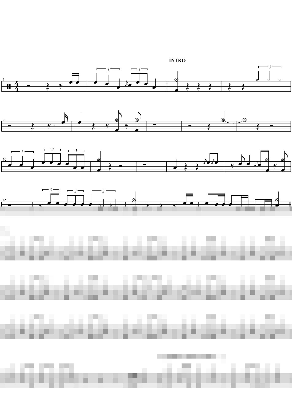 땅끝까지 Sheet Music Preview