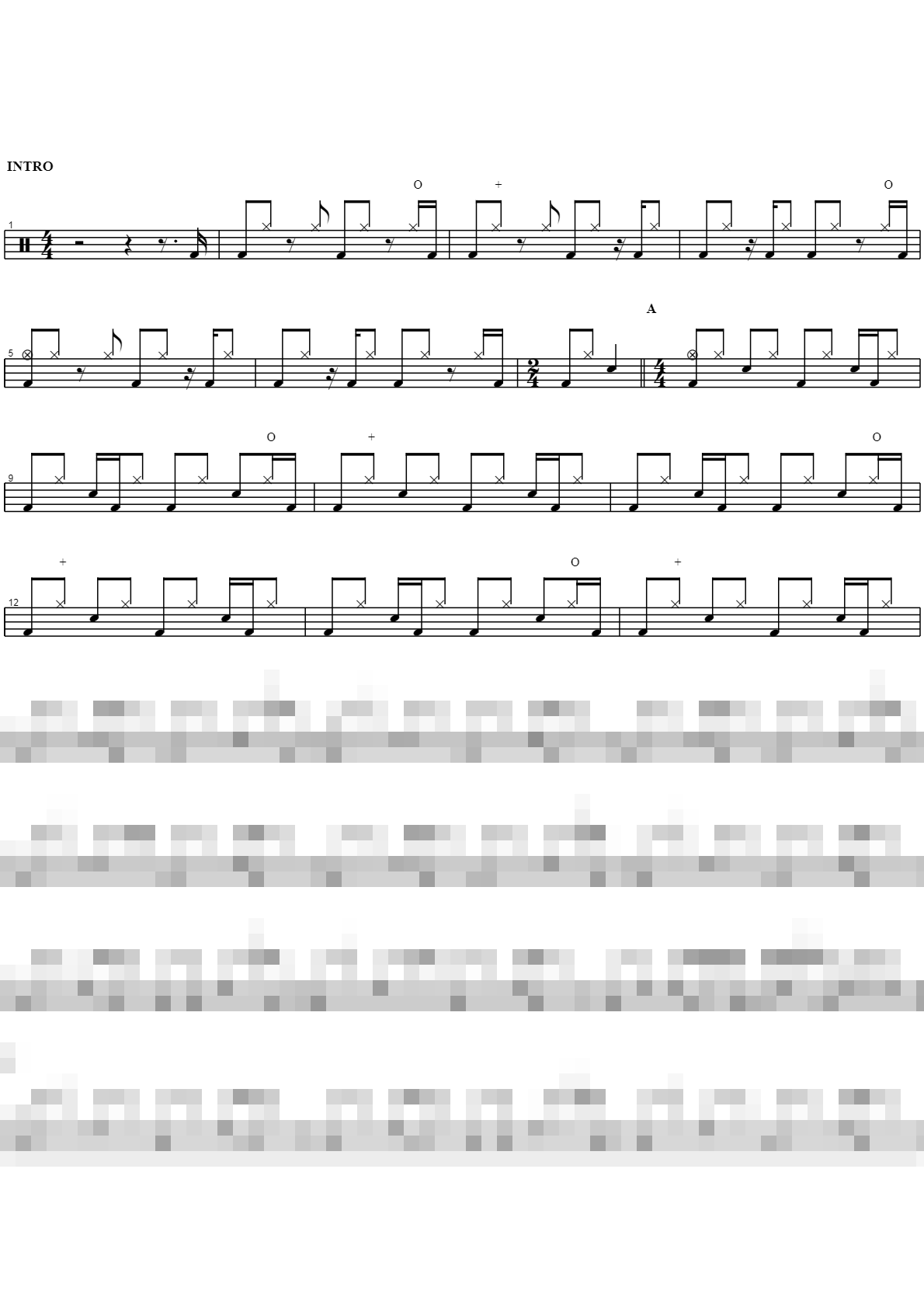 ByeBye Bluebird Sheet Music Preview