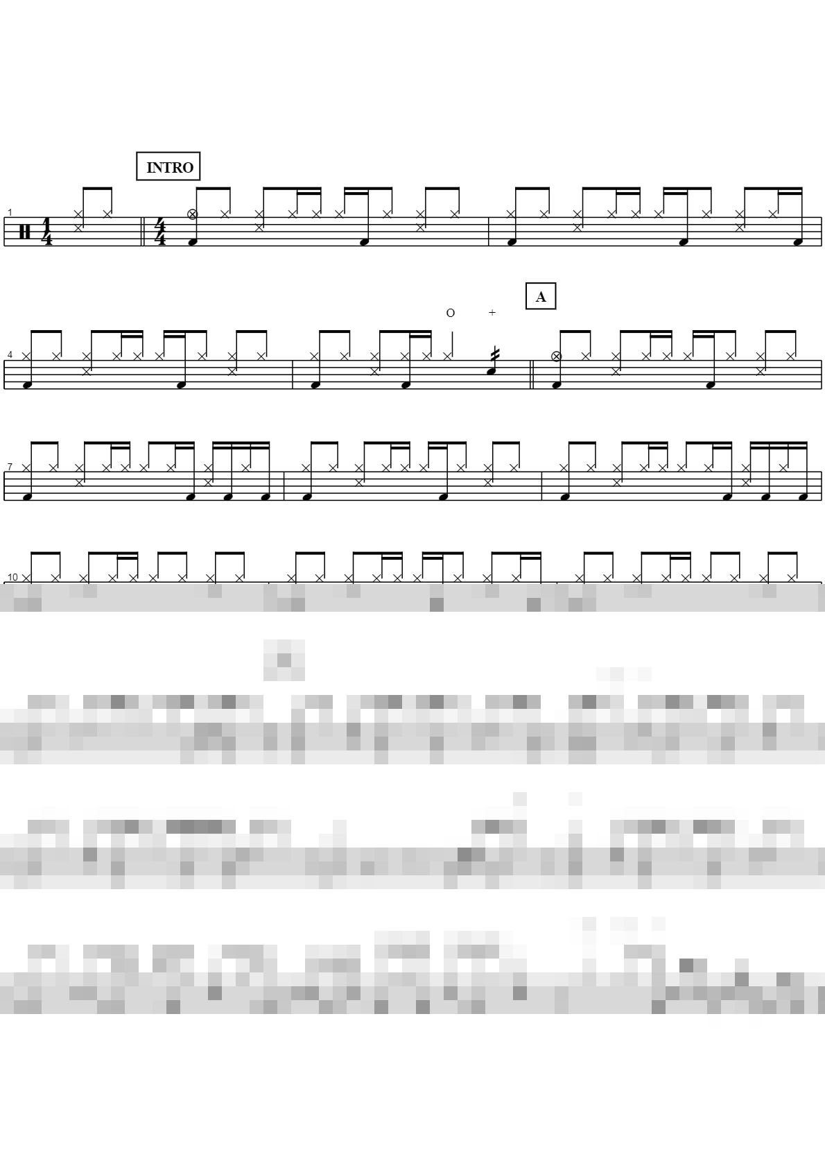 위기의남자 Sheet Music Preview