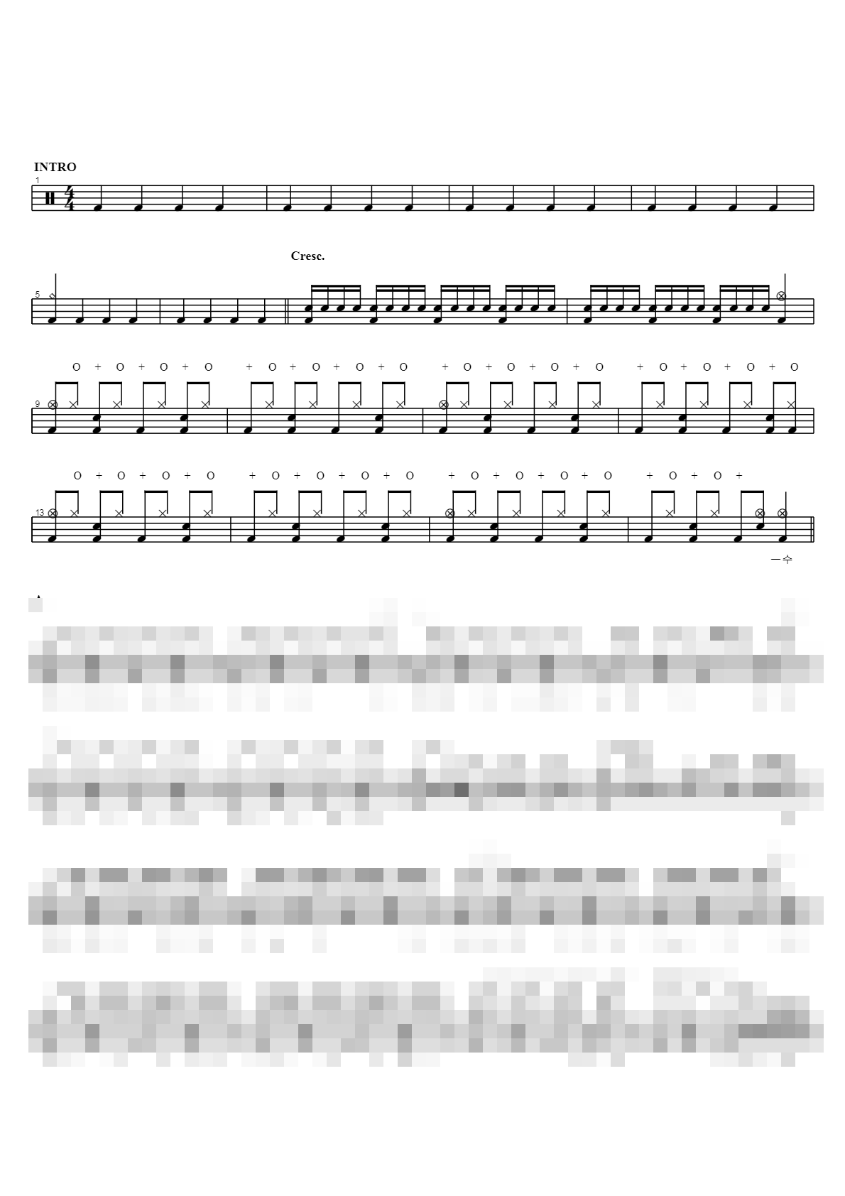 마법의 순간 Sheet Music Preview