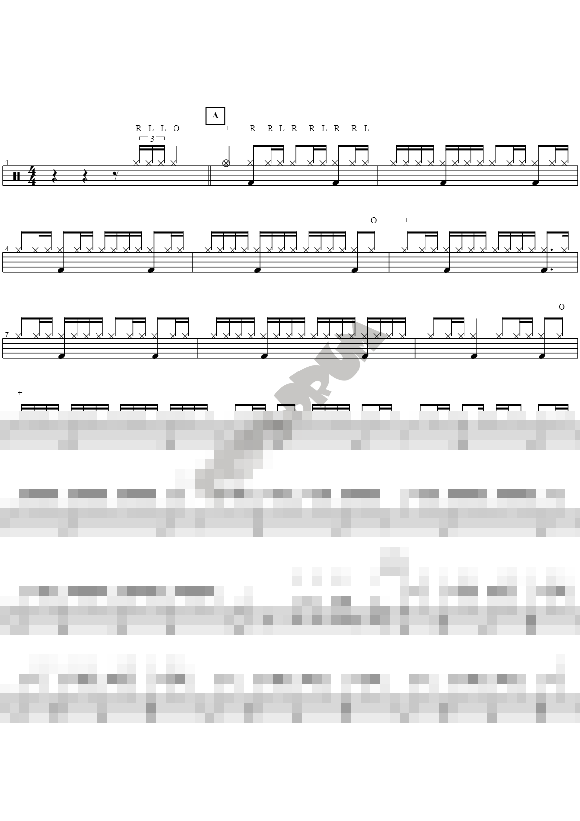 다크서클 Sheet Music Preview