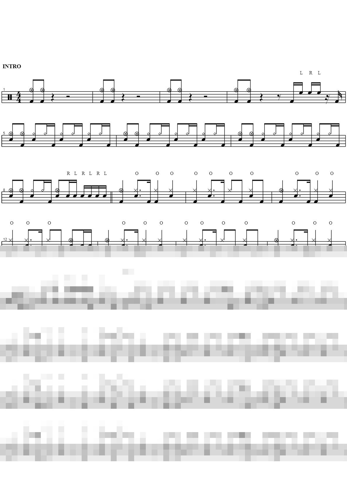 미인(쉬운버전) Sheet Music Preview