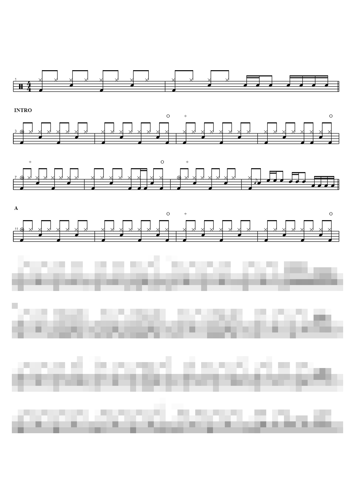 크게 라디오를 켜고 Sheet Music Preview