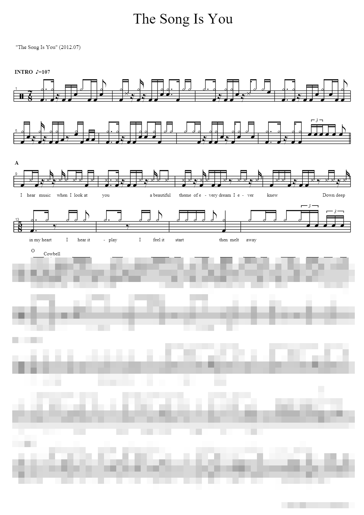 The Song Is You Sheet Music Preview