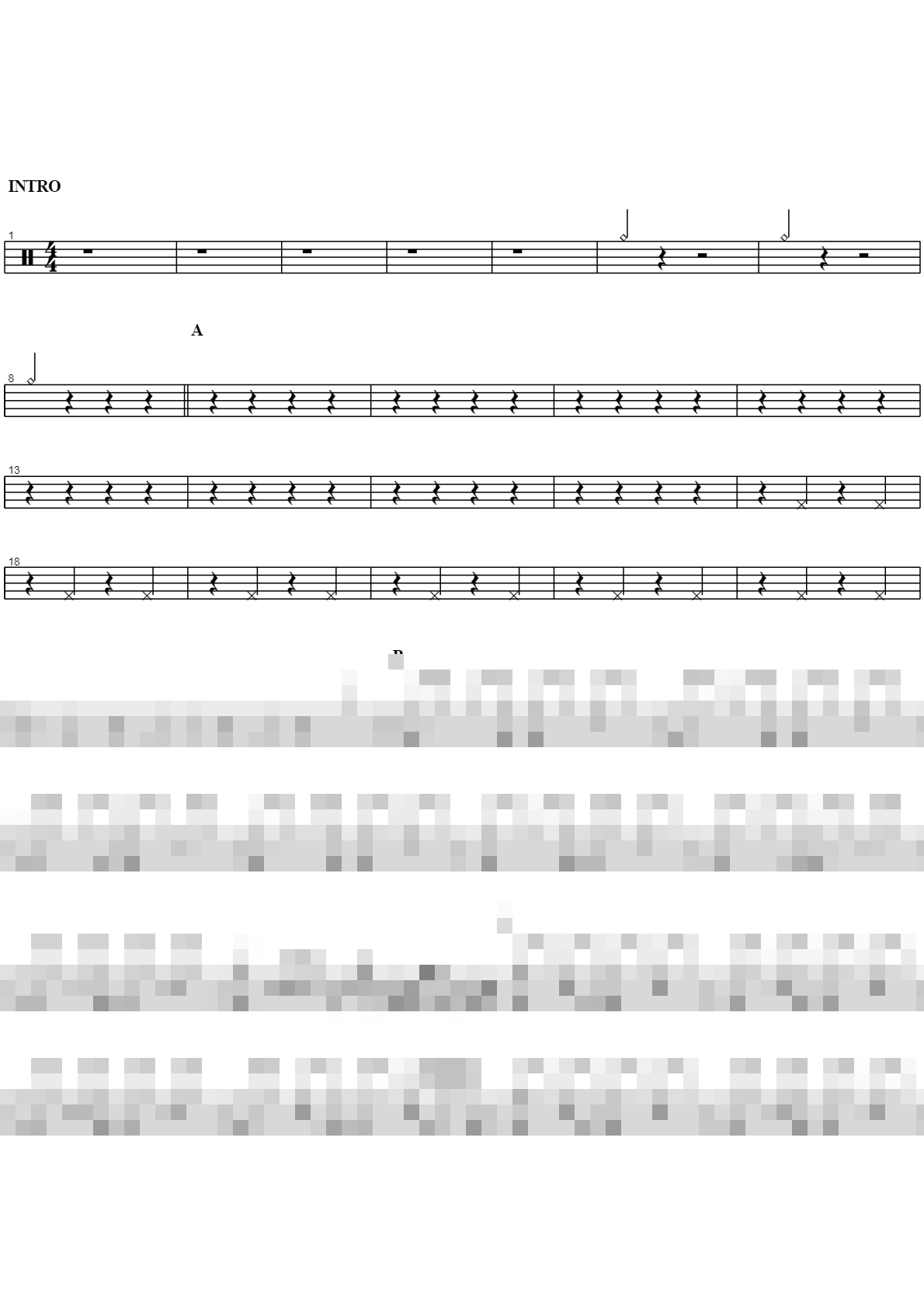 그 후로 오랫동안 Sheet Music Preview