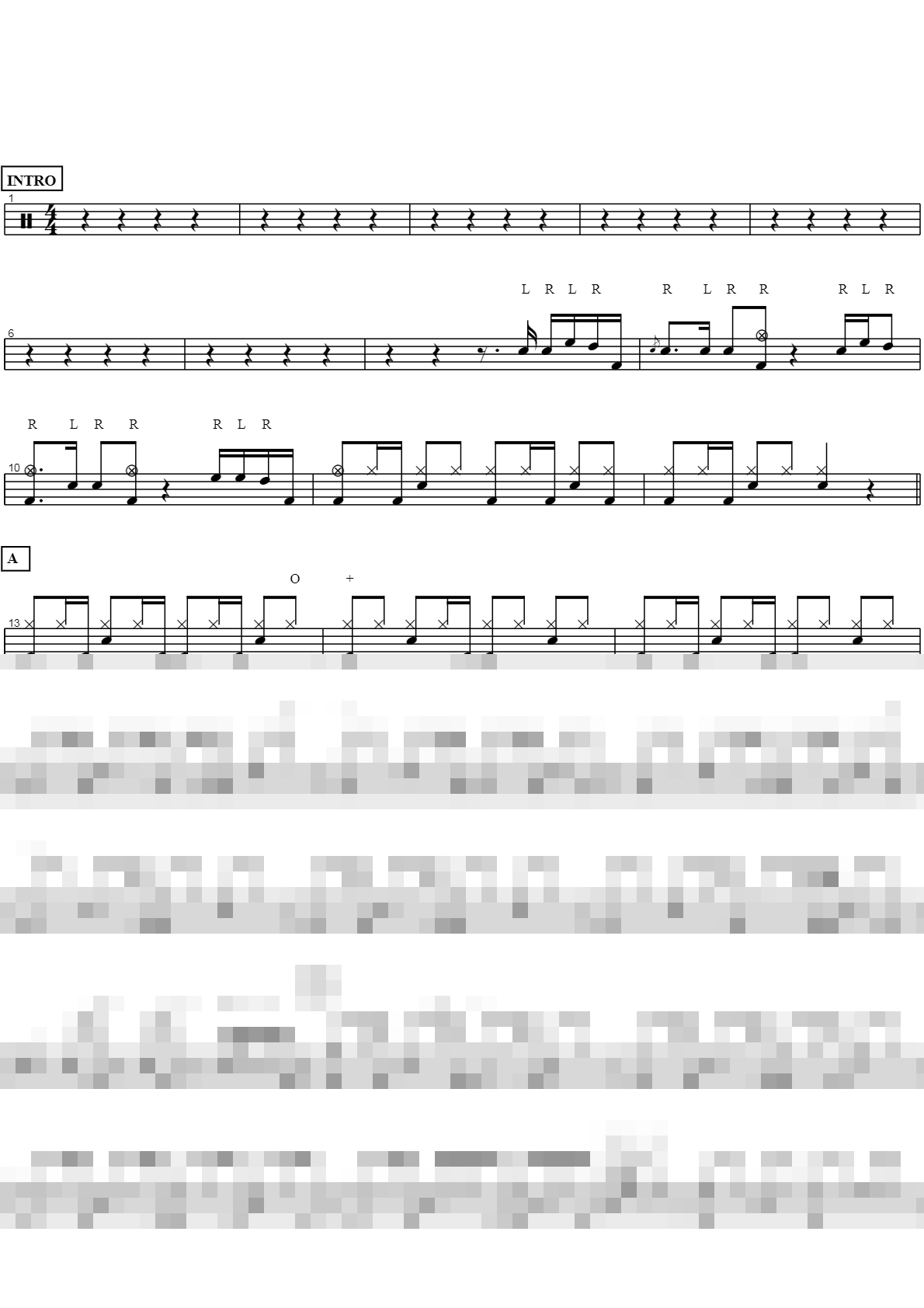 나좀봐 Sheet Music Preview