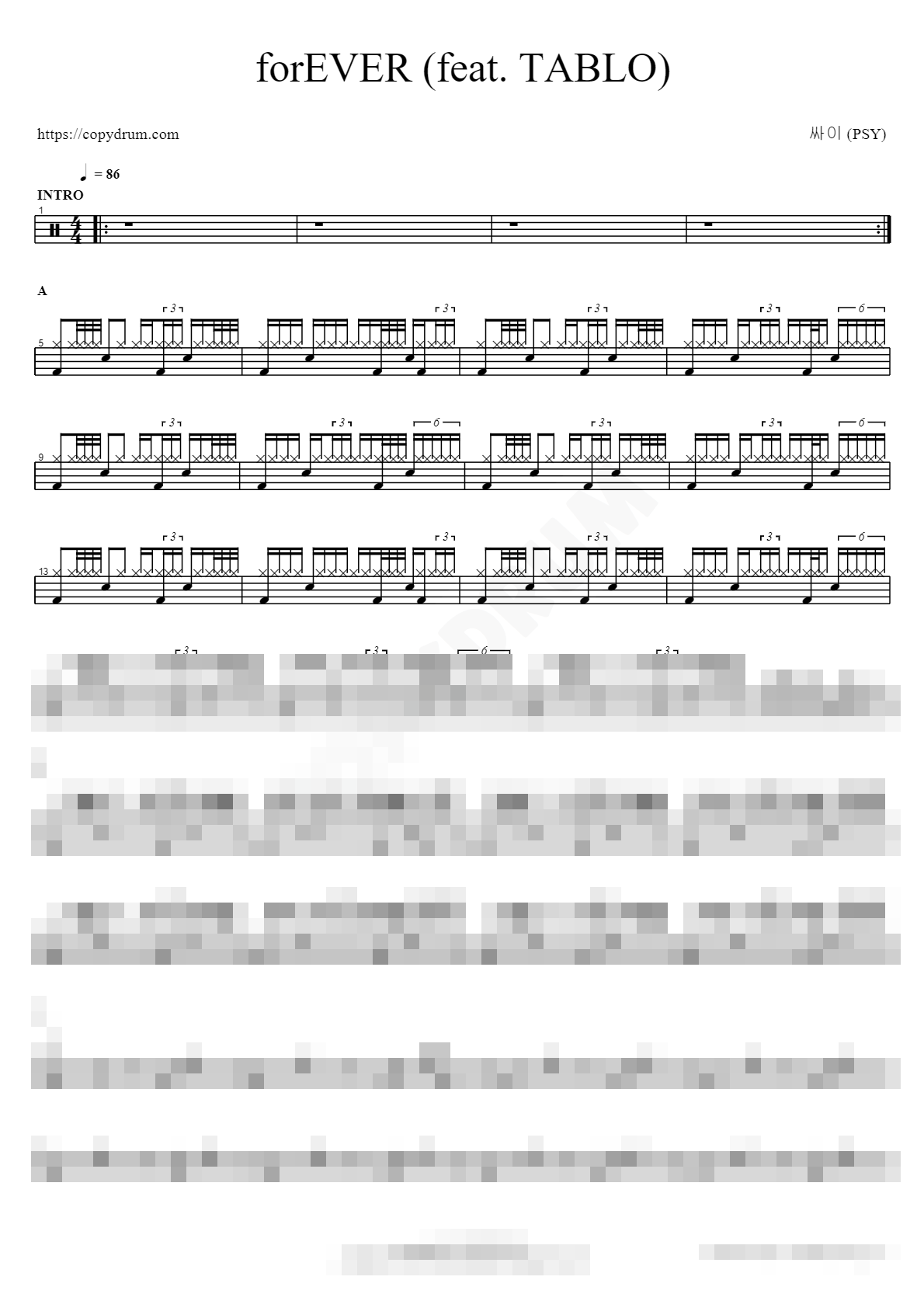 forEVER (feat. TABLO) Sheet Music Preview