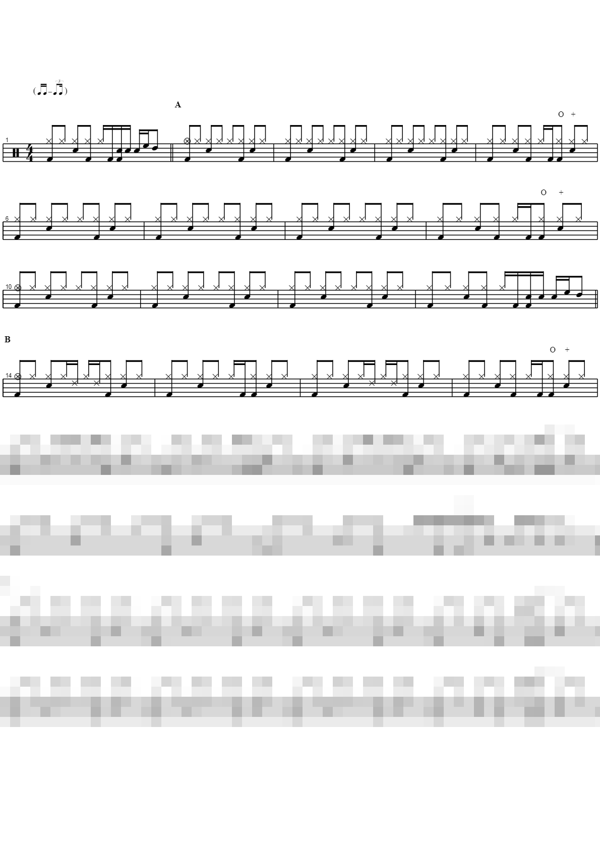 천국의 문 (Heaven`s Door) Sheet Music Preview