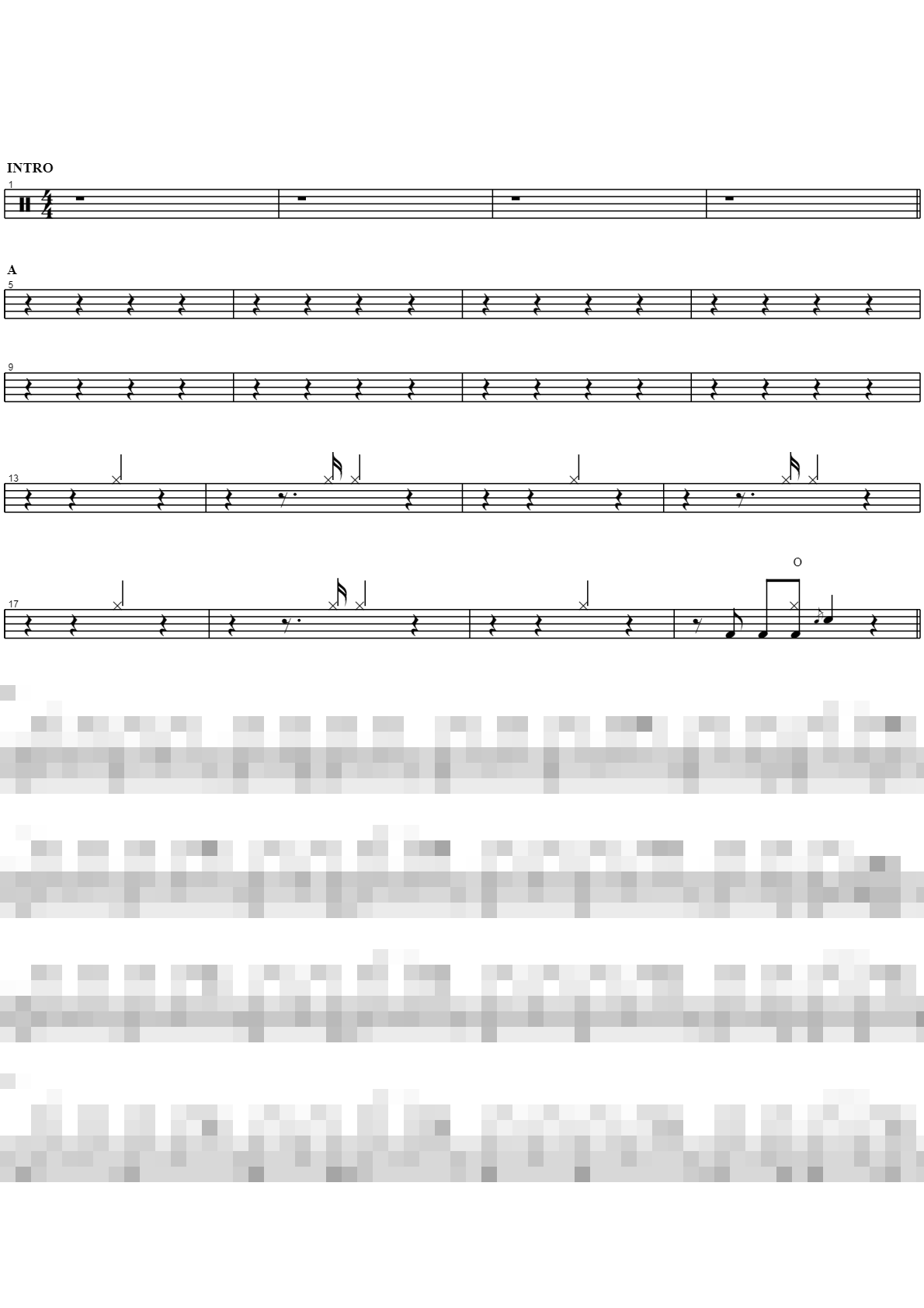 하루하루 Sheet Music Preview