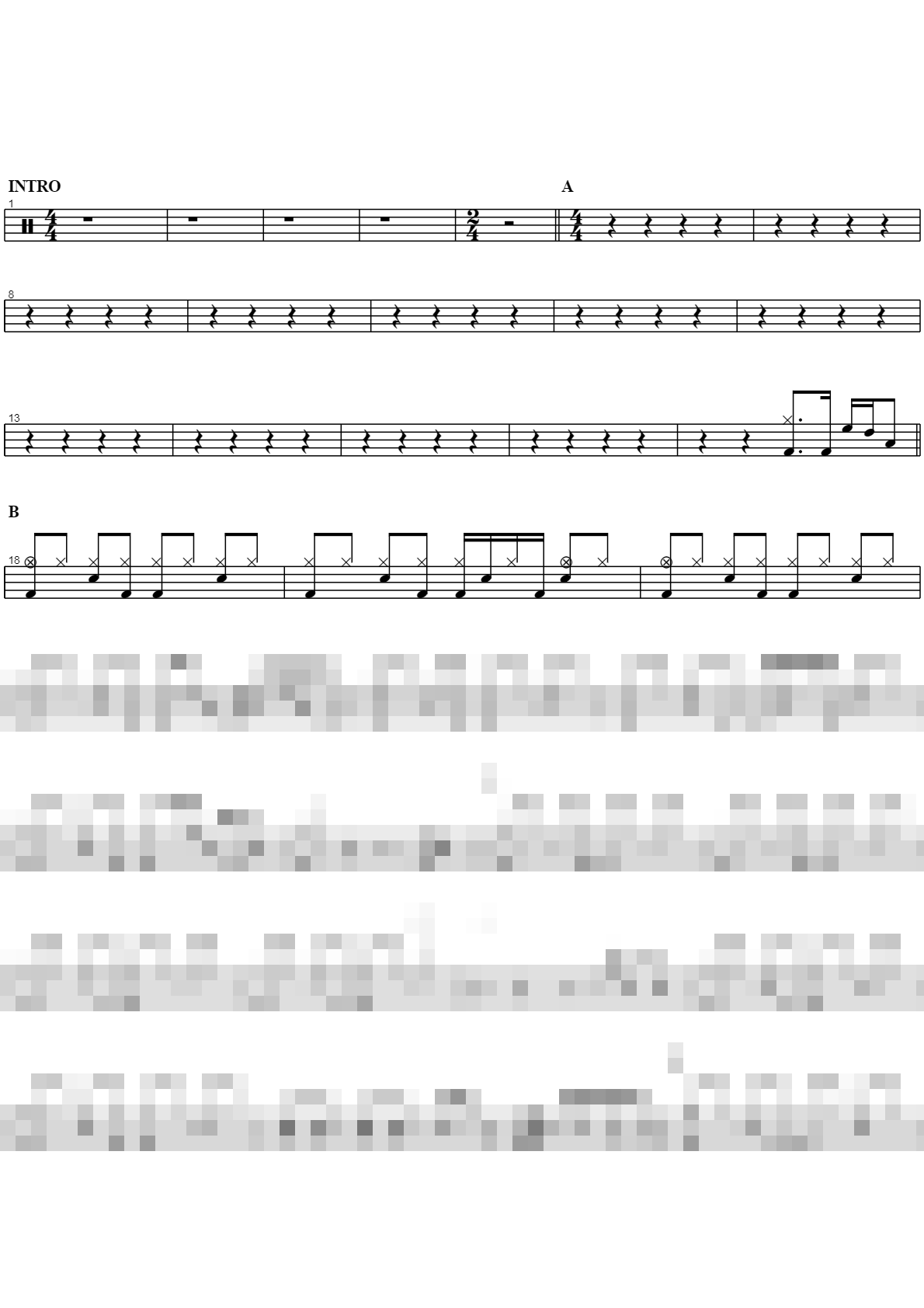 얼음꽃 Sheet Music Preview