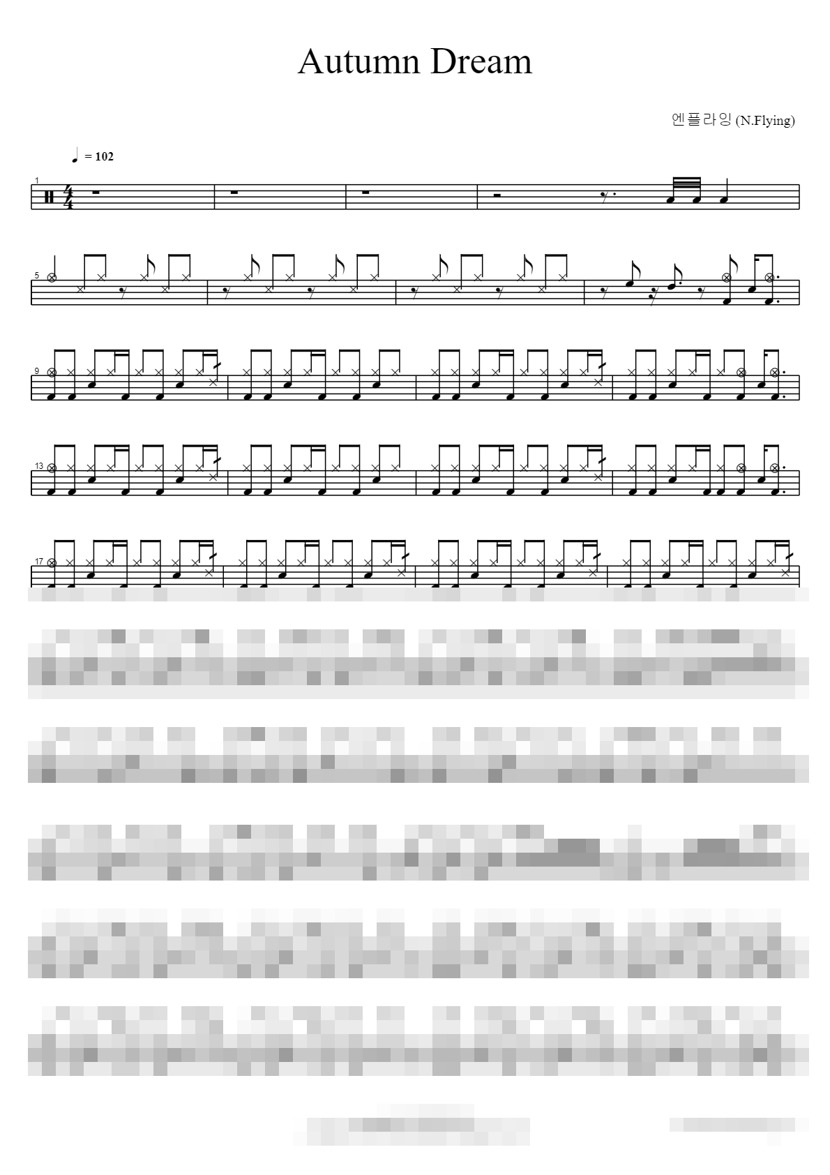 Autumn Dream Sheet Music Preview