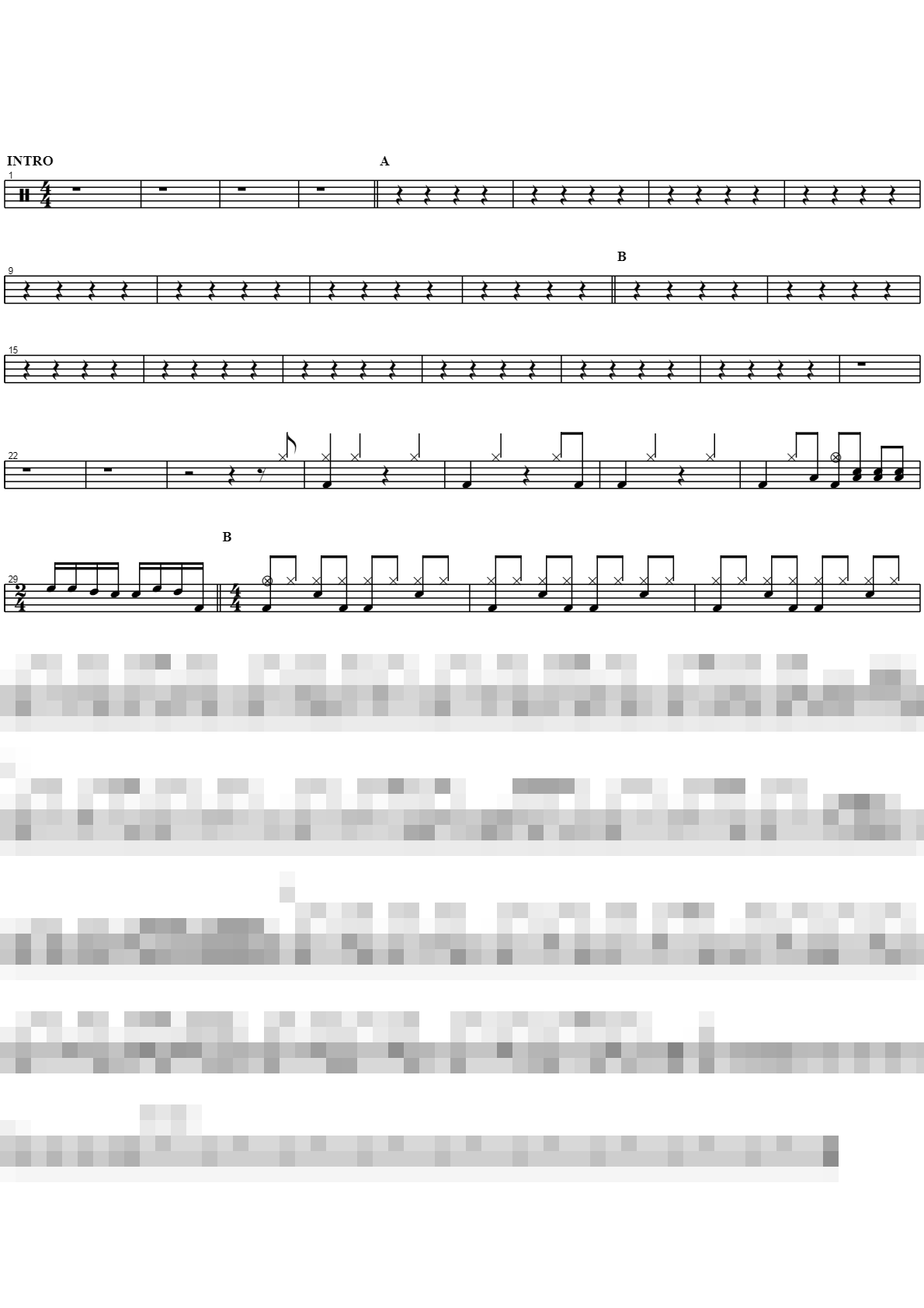 그때 우리 Sheet Music Preview