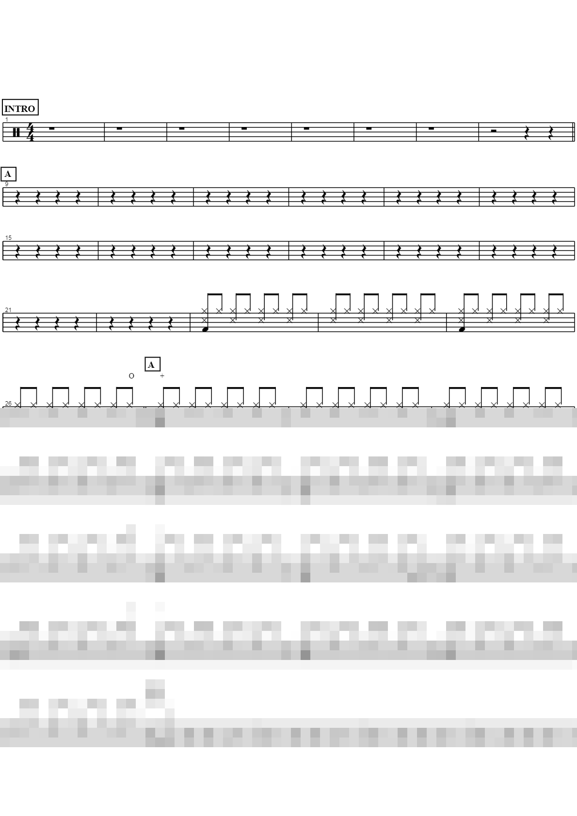 그 맑고 환한 밤중에 Sheet Music Preview
