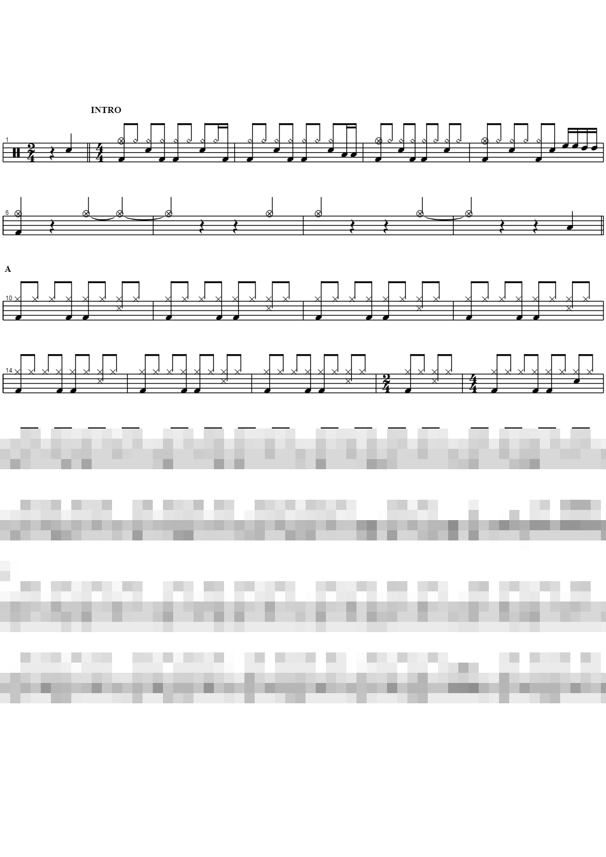비전 Sheet Music Preview