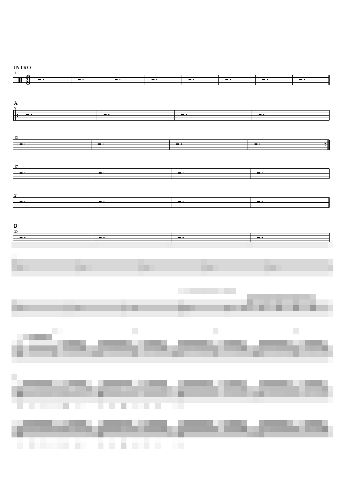 신실한 주 사랑 Sheet Music Preview