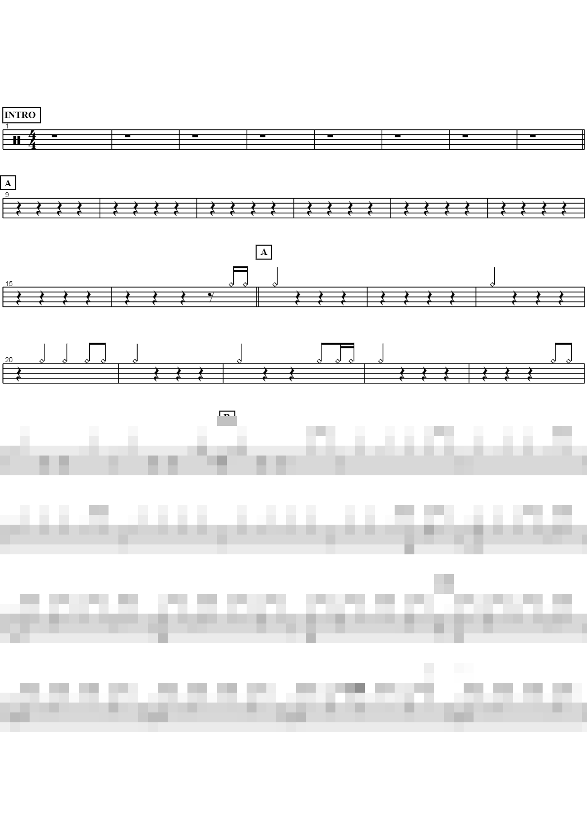 아름다우신 Sheet Music Preview