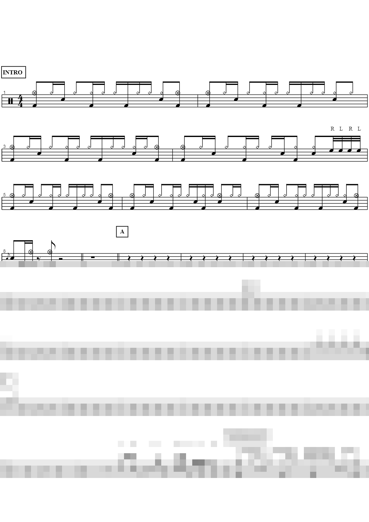 이 세상 끝까지 Sheet Music Preview