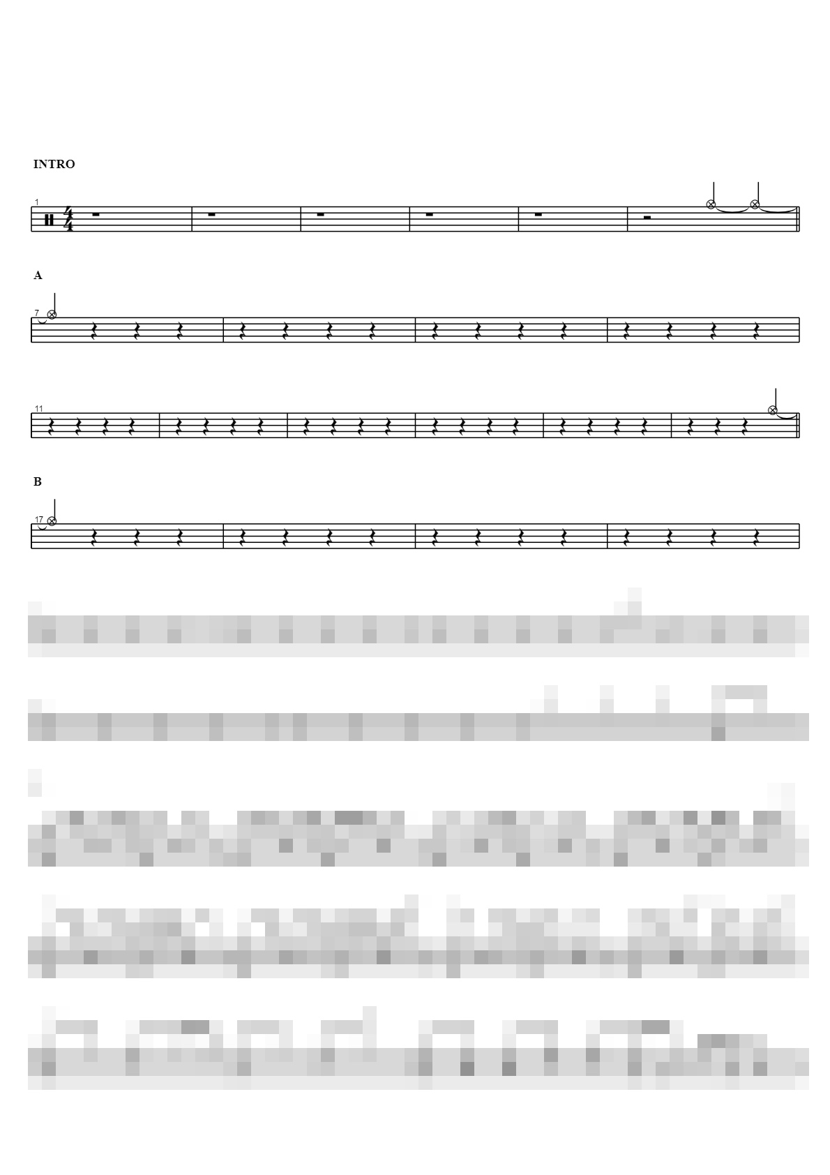 주의 나라 오리라 (Oceans Will Part) Sheet Music Preview