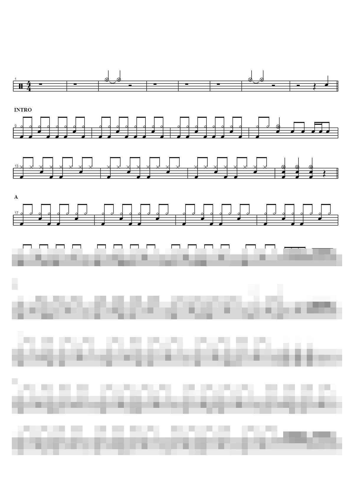 마음 Sheet Music Preview
