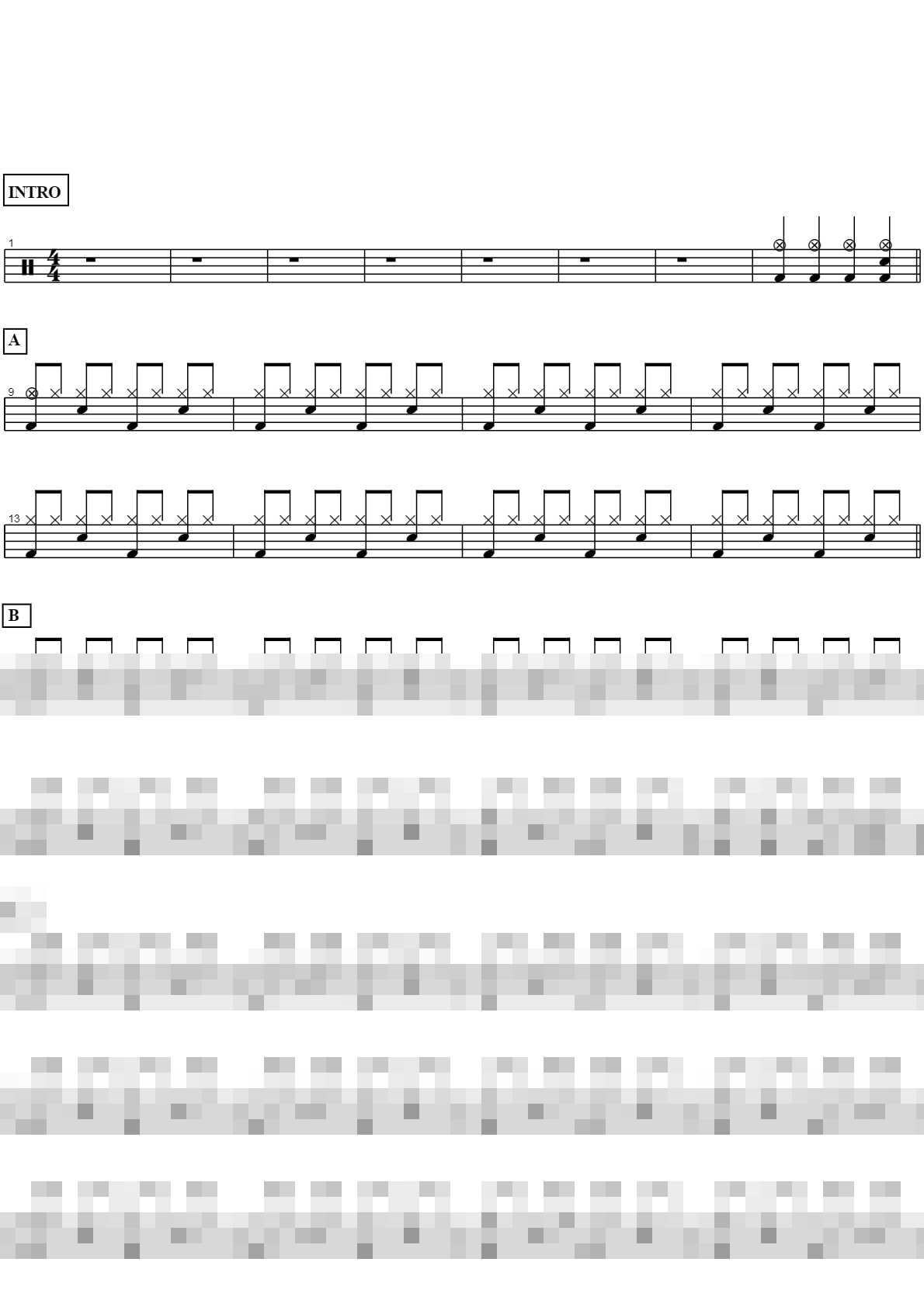 사랑한단 말 못해 Sheet Music Preview