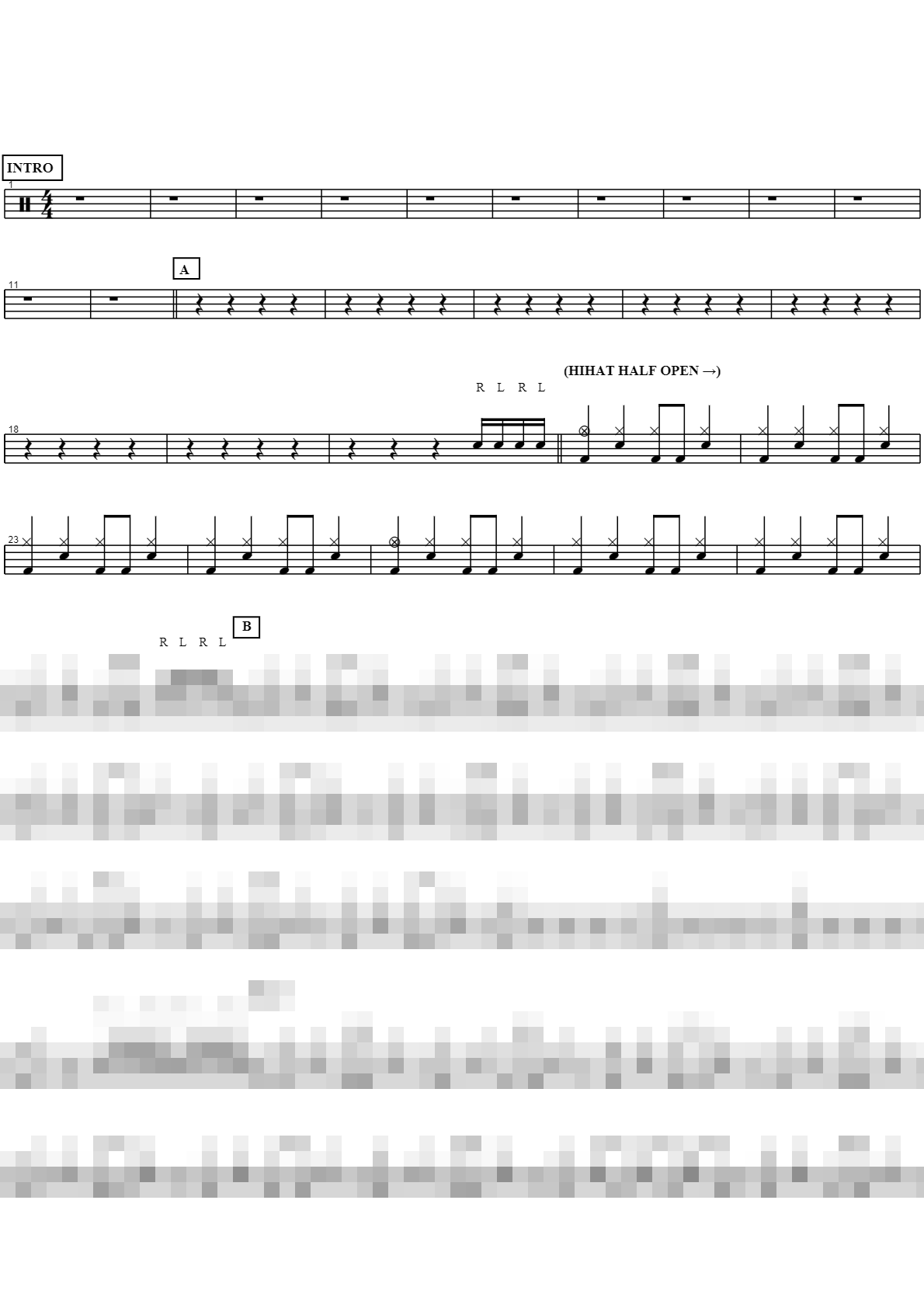 내게 남은 사랑을 다 줄께 Sheet Music Preview