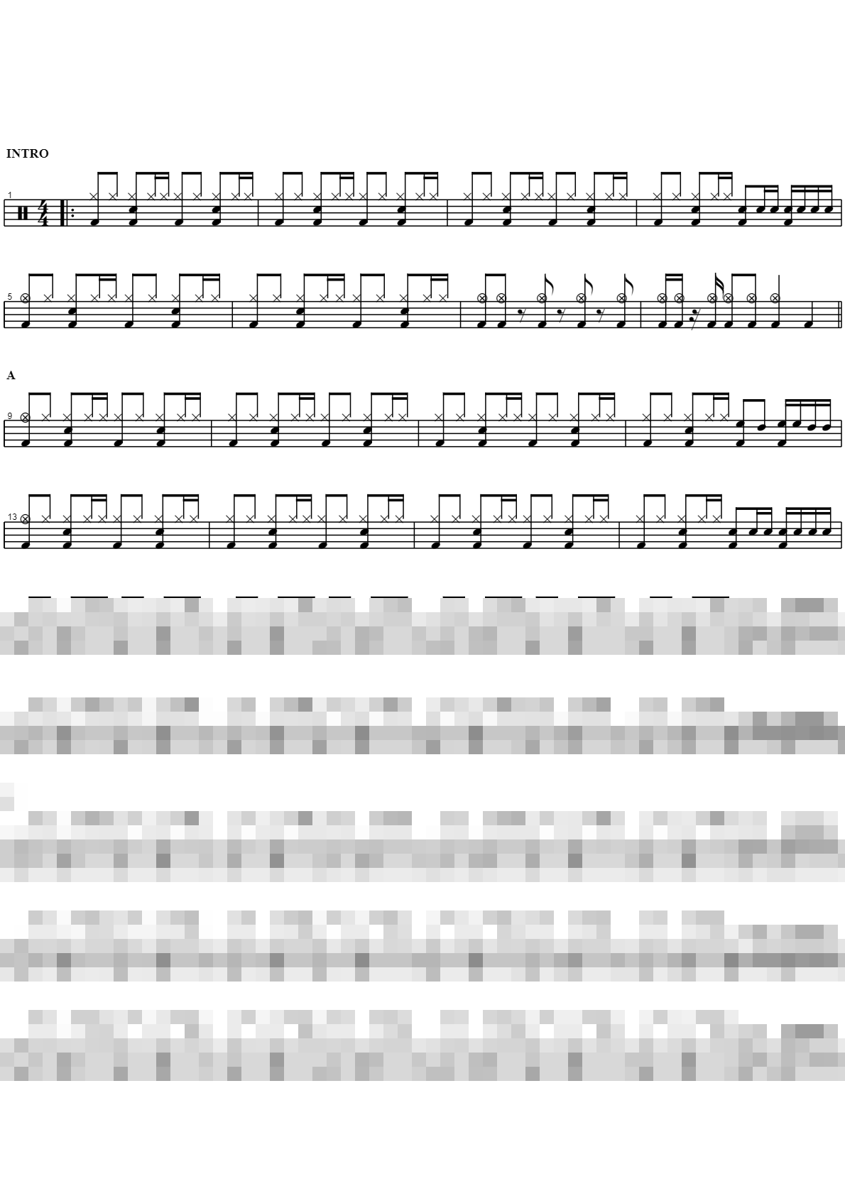 가지마라 여자야 Sheet Music Preview