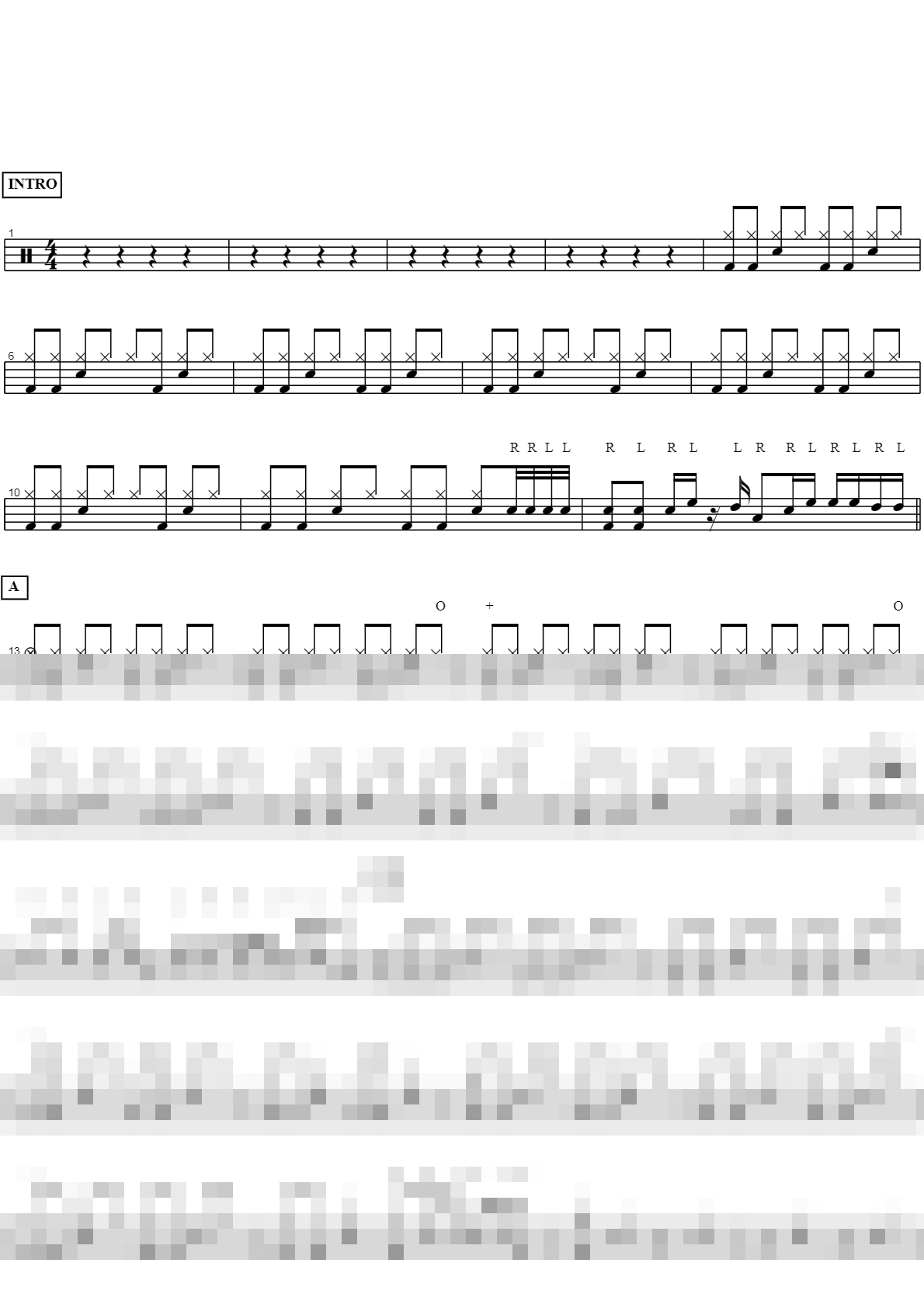 Me, in Sheet Music Preview