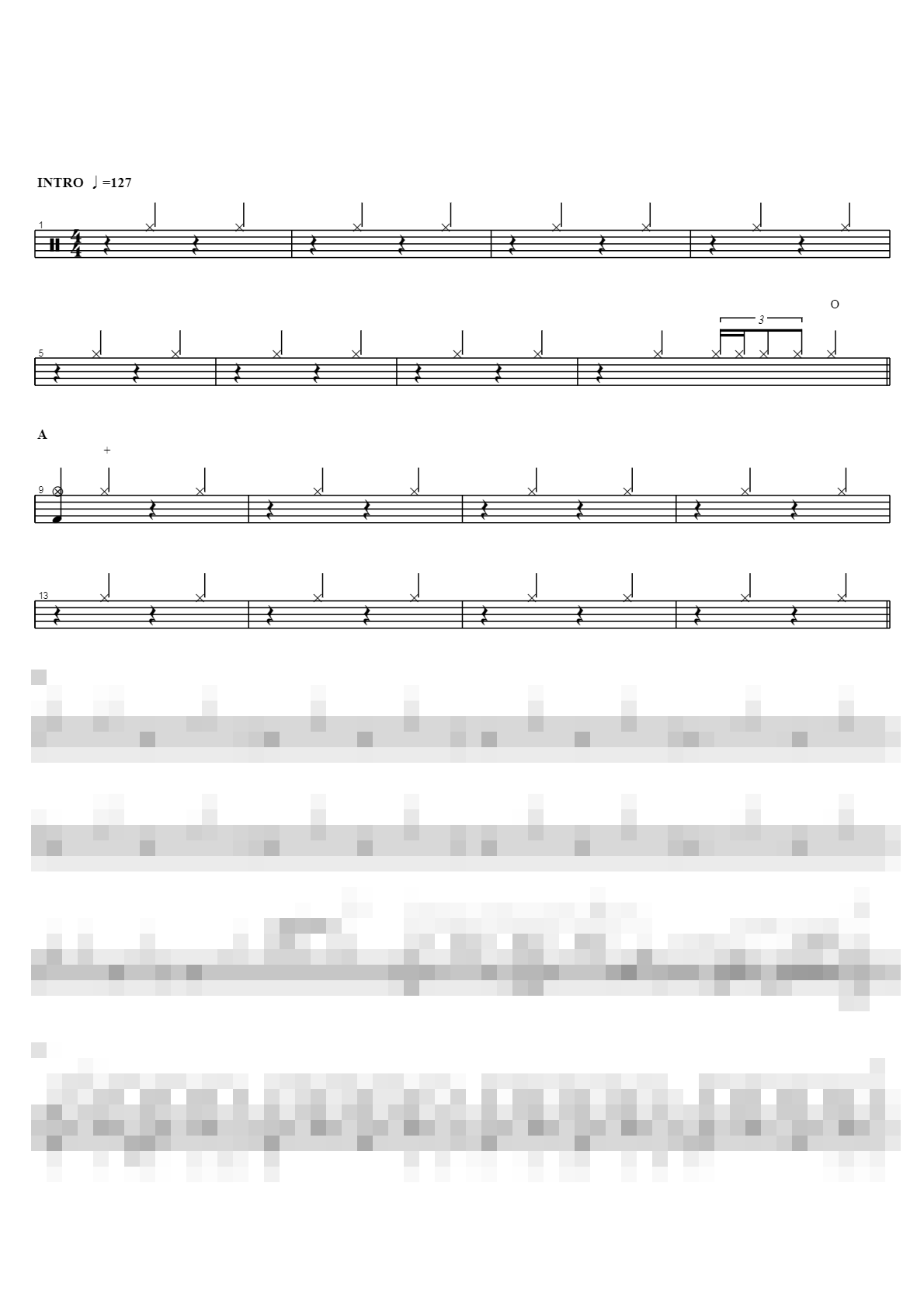 보혈 메들리 Sheet Music Preview