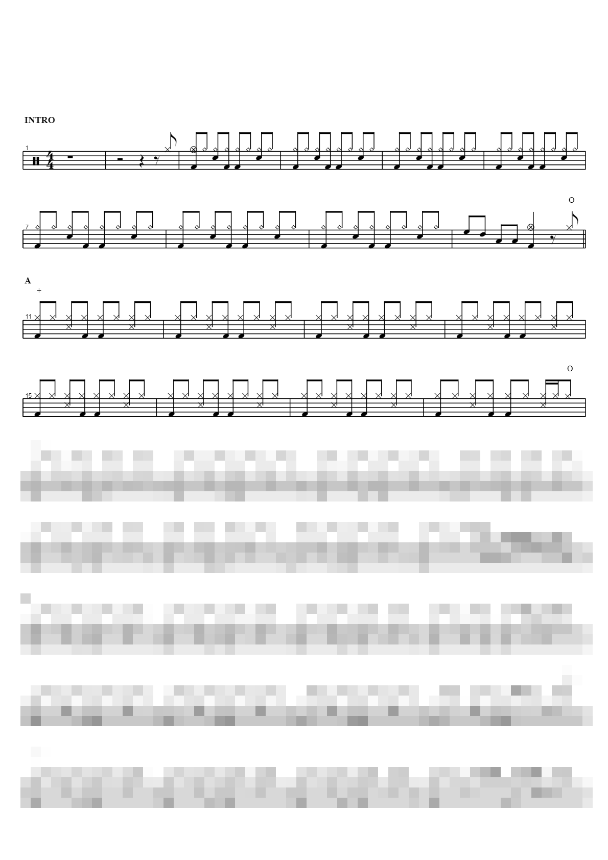 숨어우는 바람소리 Sheet Music Preview