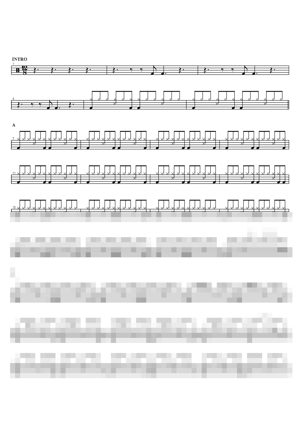 사랑이여 Sheet Music Preview