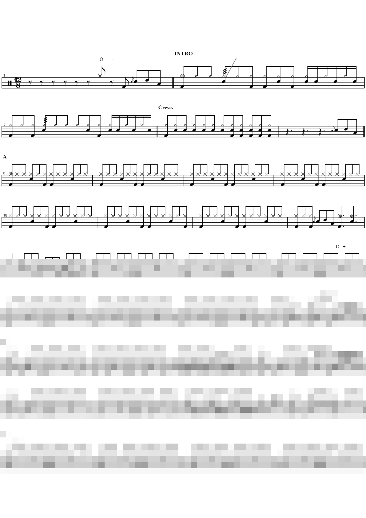 빗속에서 Sheet Music Preview
