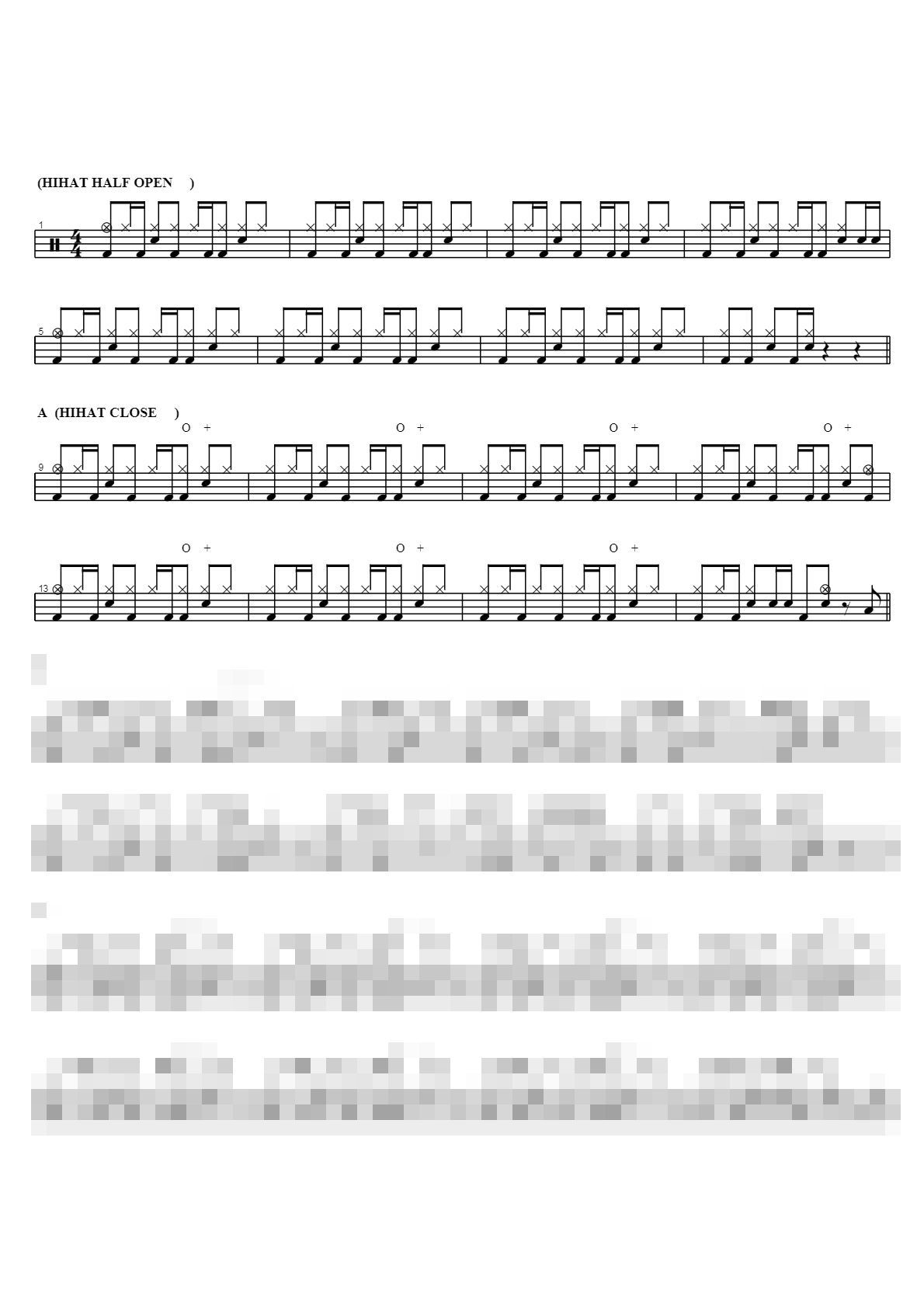 이땅에 살기 위하여 Sheet Music Preview