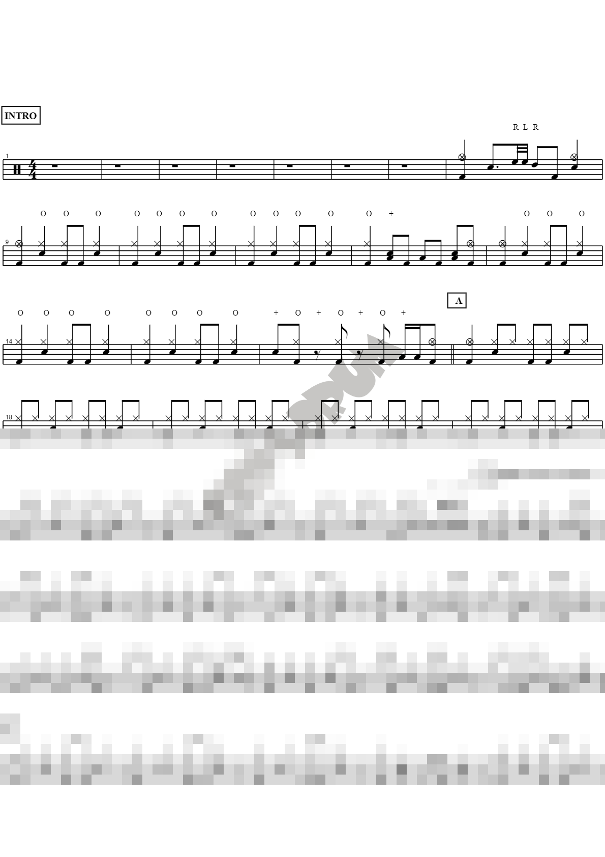 망고쉐이크 Sheet Music Preview