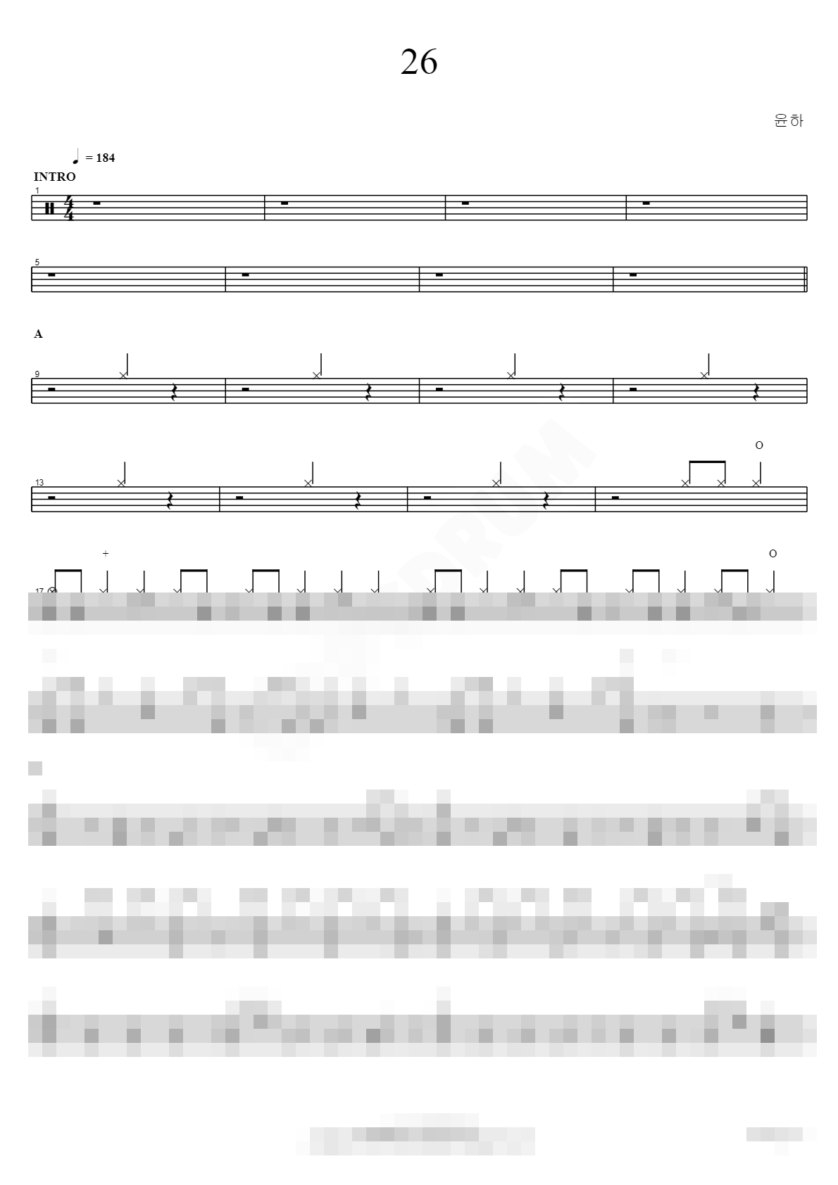 26 Sheet Music Preview